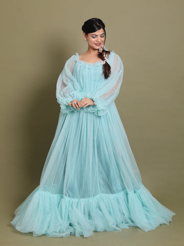 Ice Blue Gown