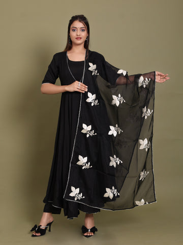 Smokey Black Suit Set