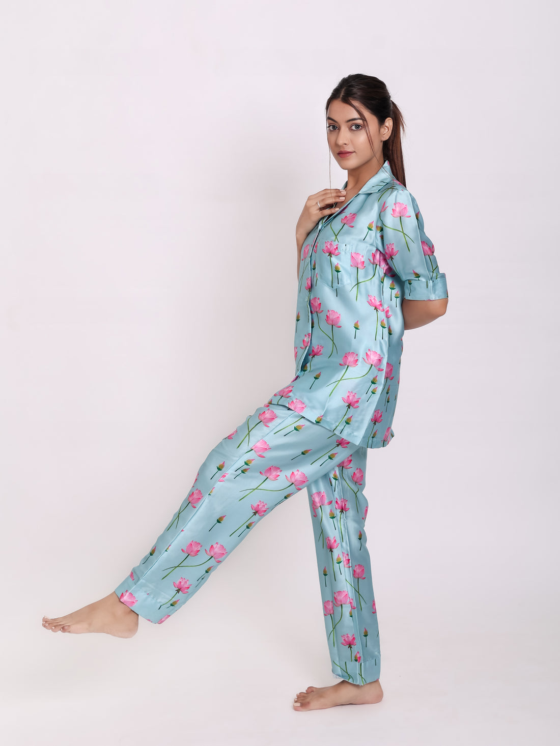 Boho Satin Night Suit