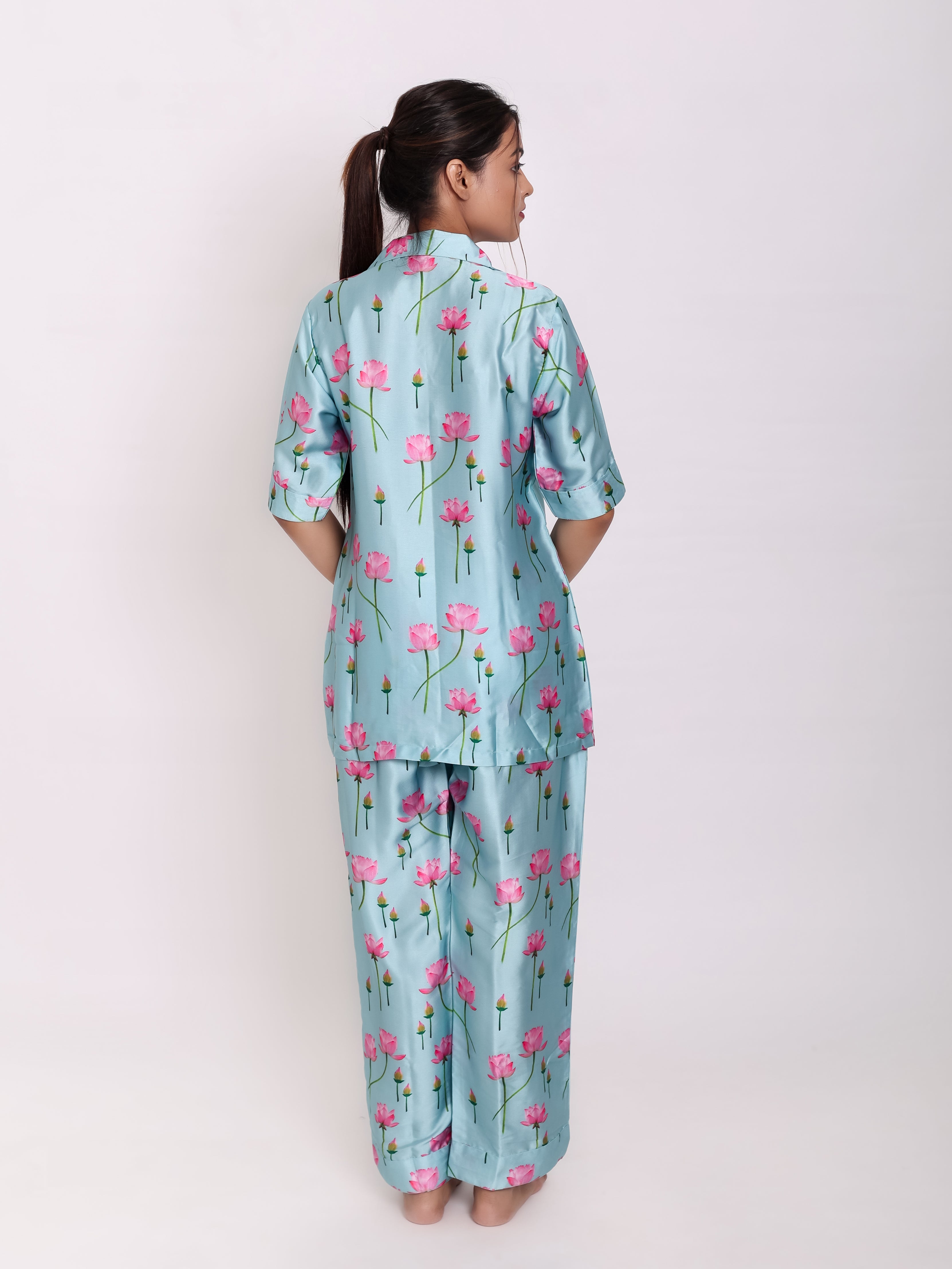 Boho Satin Night Suit