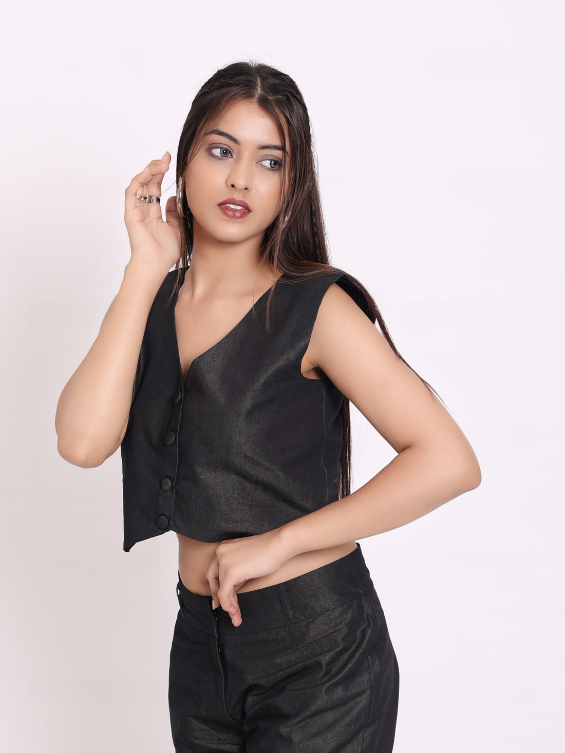 Shadow Black Co-Ord Set