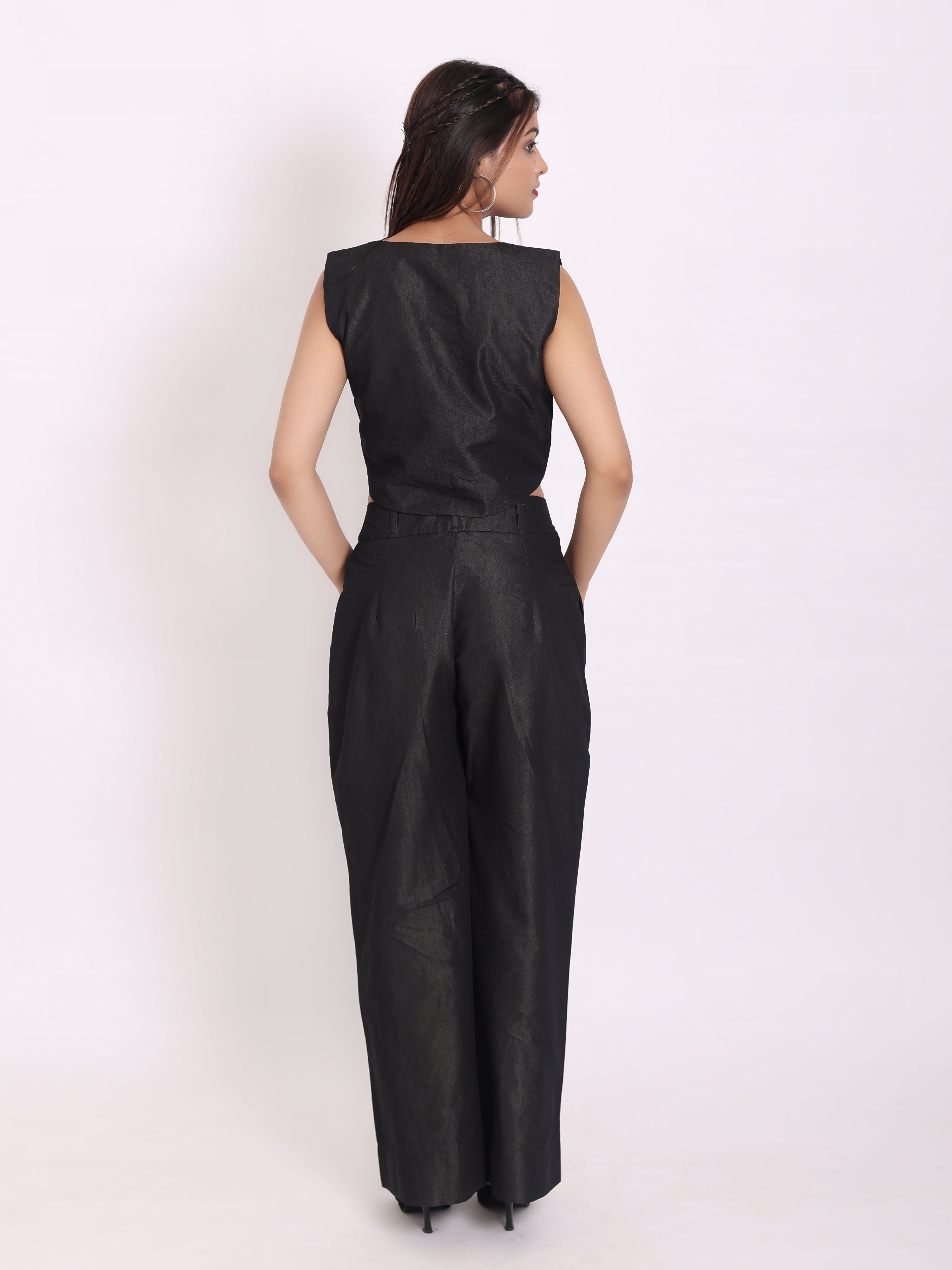 Shadow Black Co-Ord Set