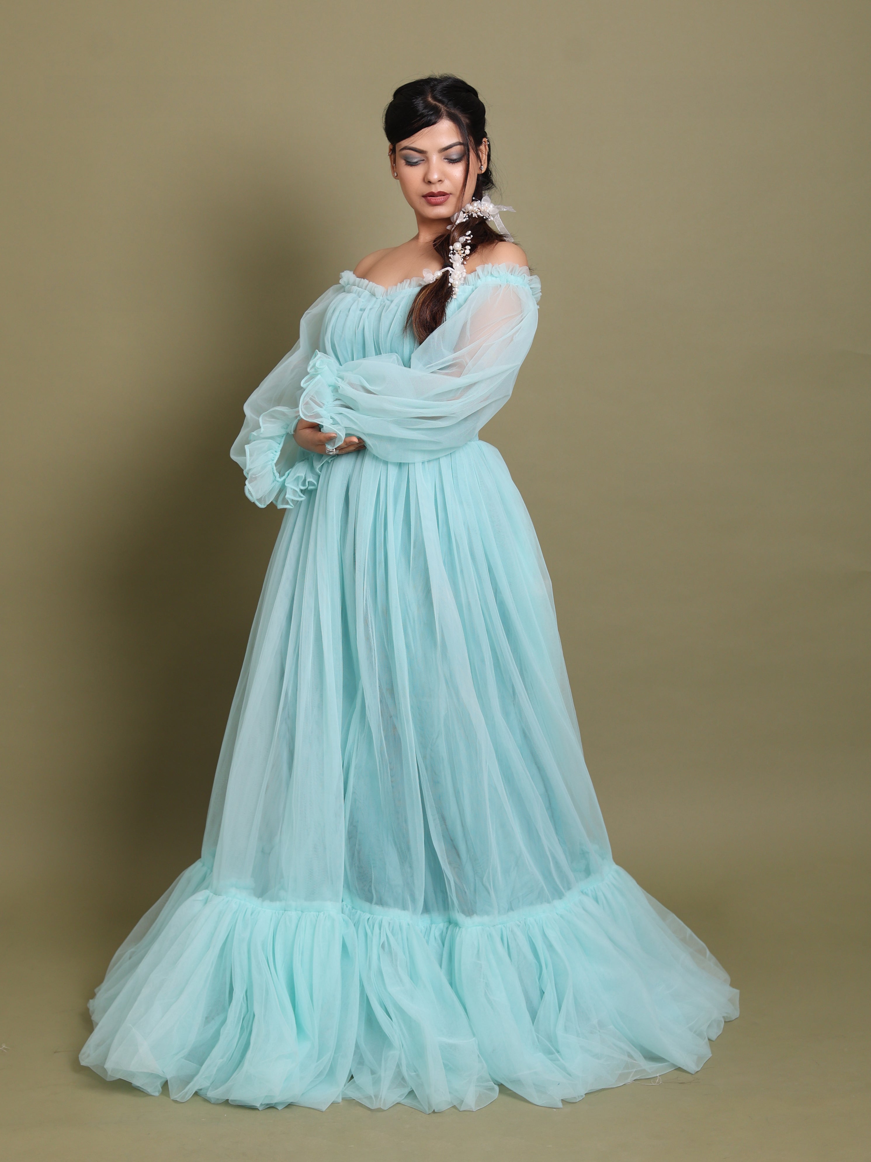 Ice Blue Gown