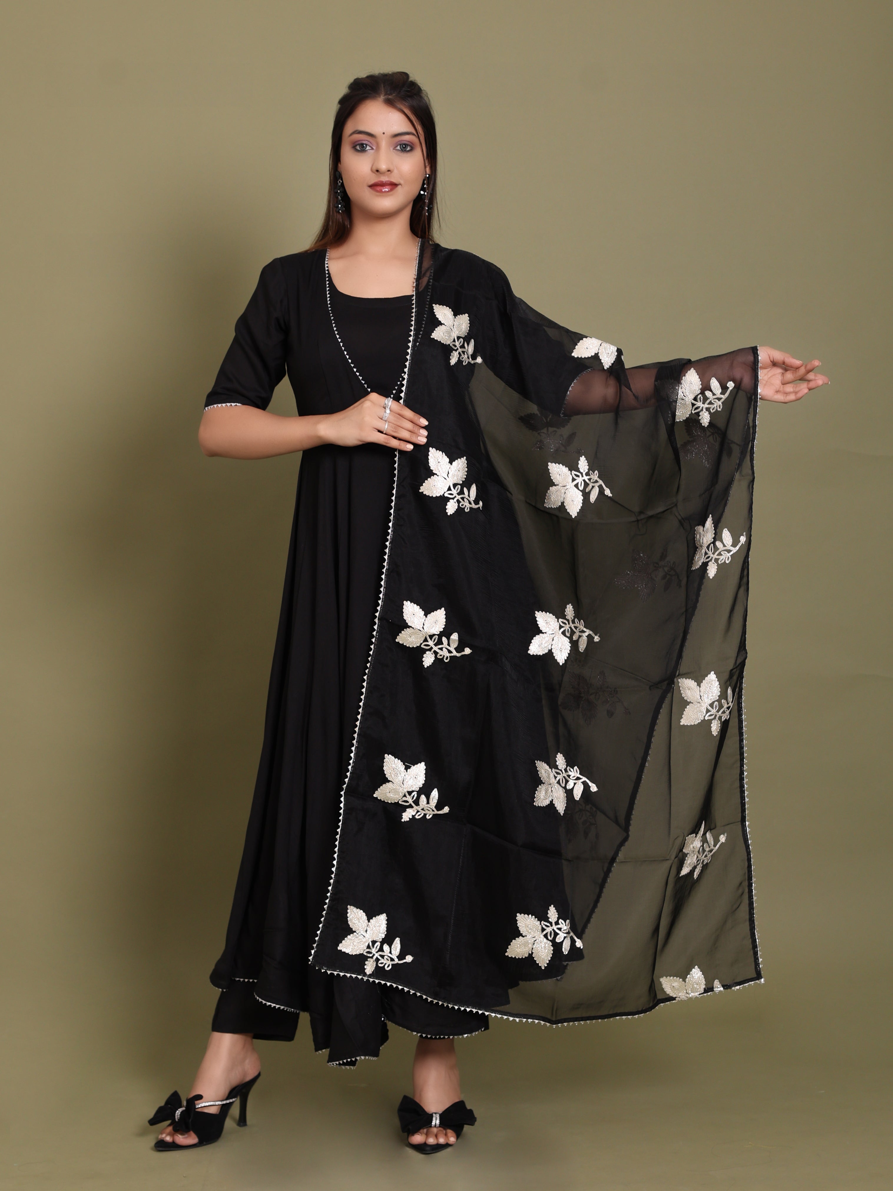 Smokey Black Suit Set