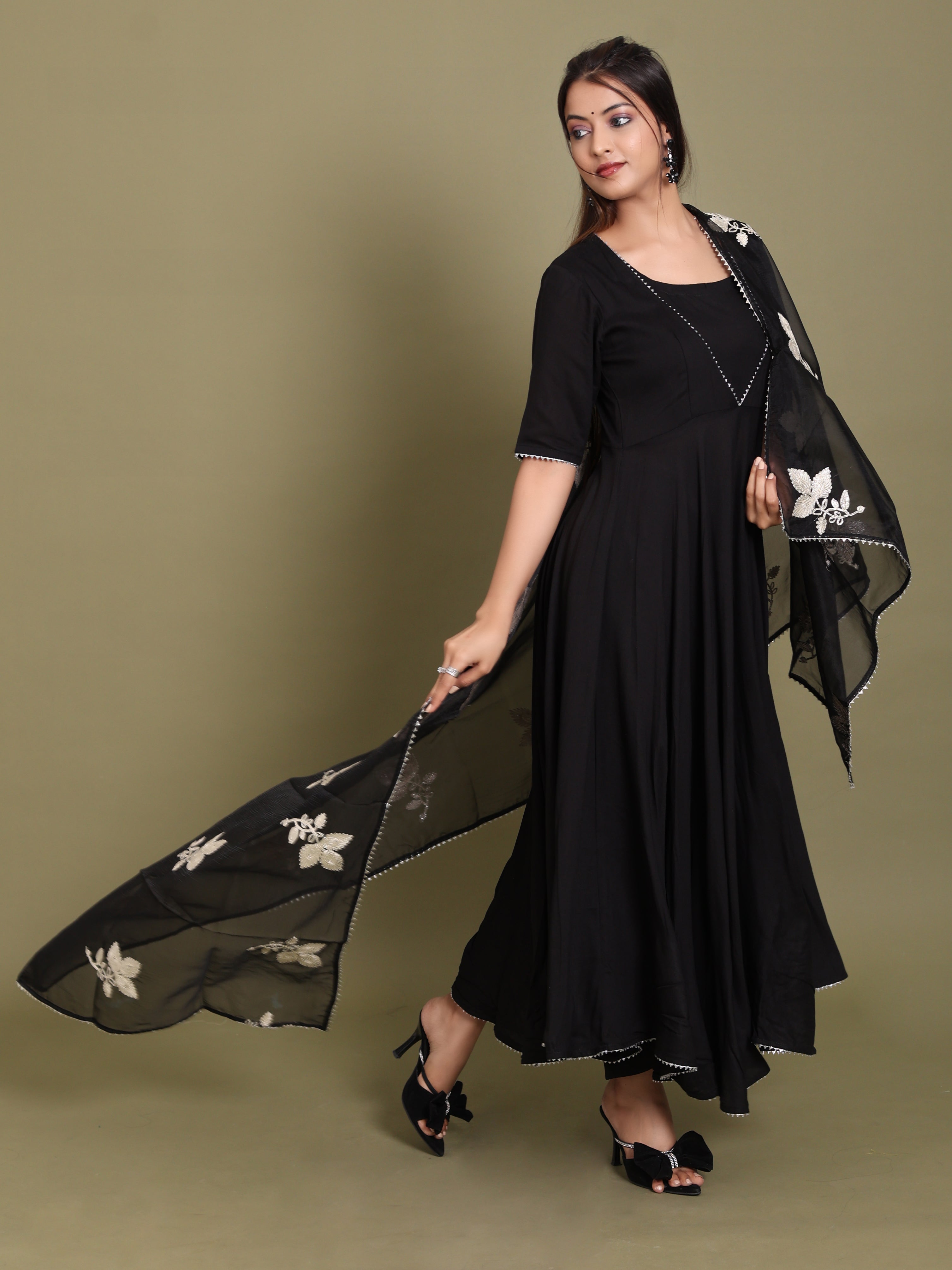 Smokey Black Suit Set