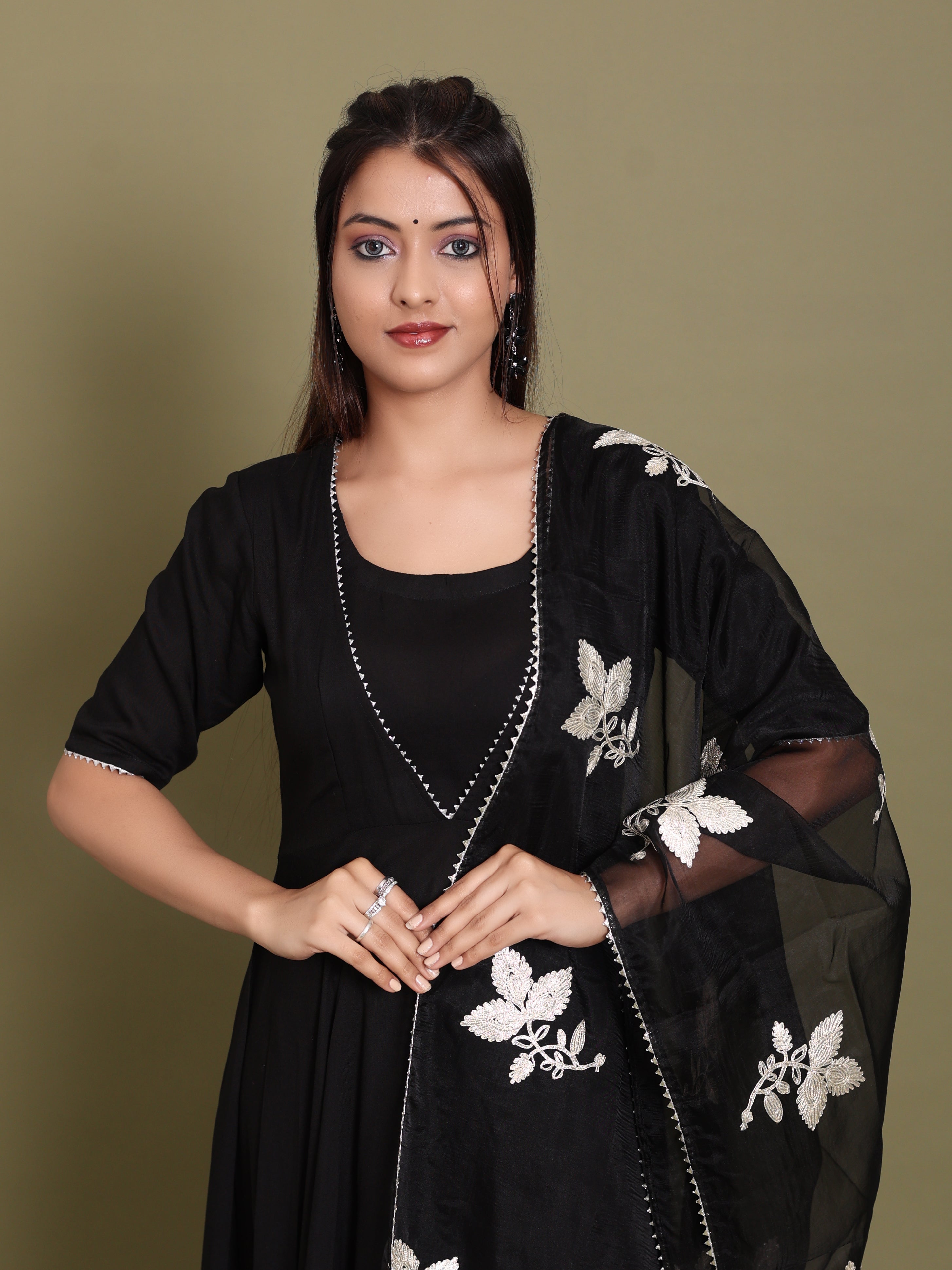Smokey Black Suit Set