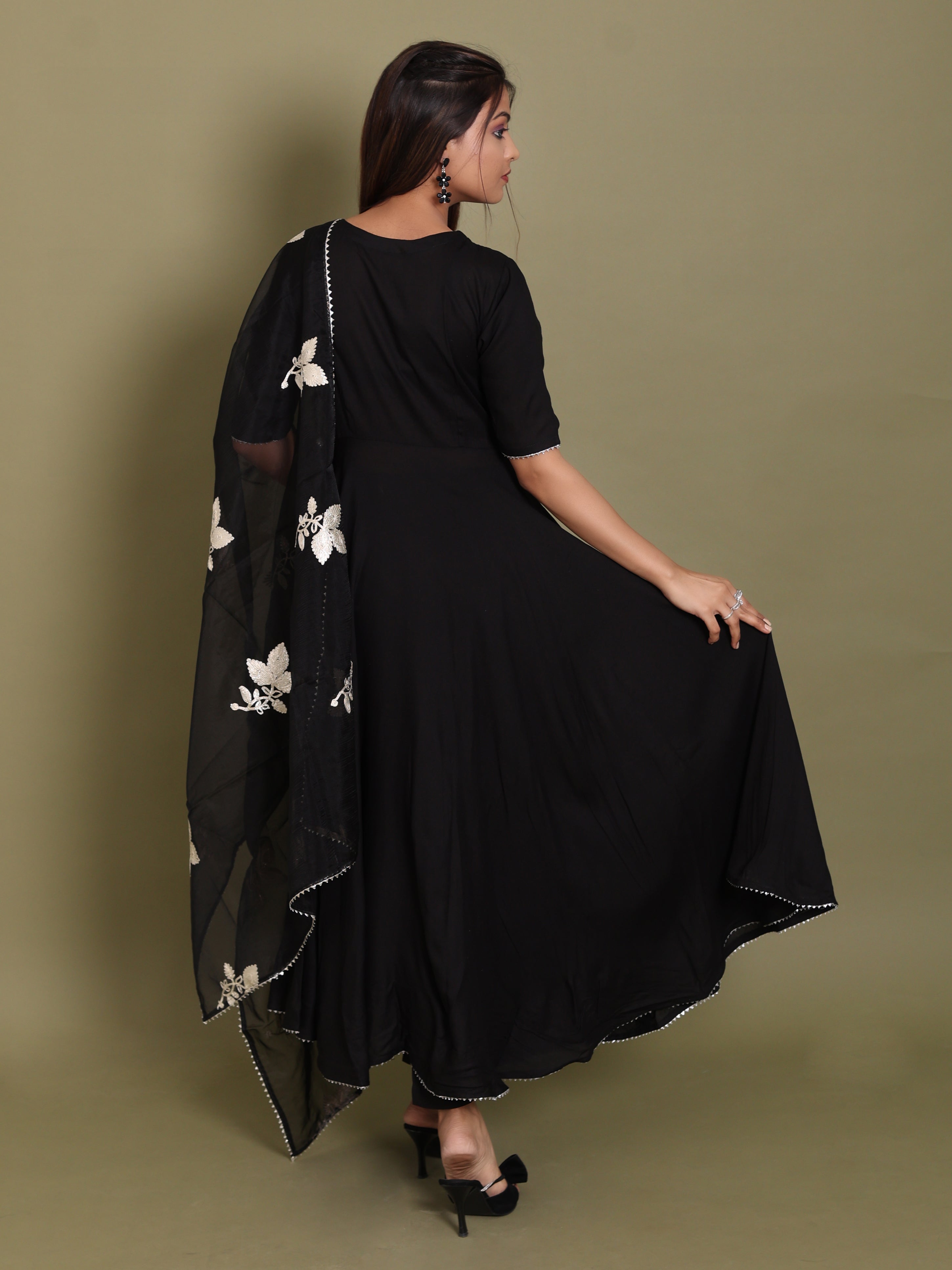 Smokey Black Suit Set