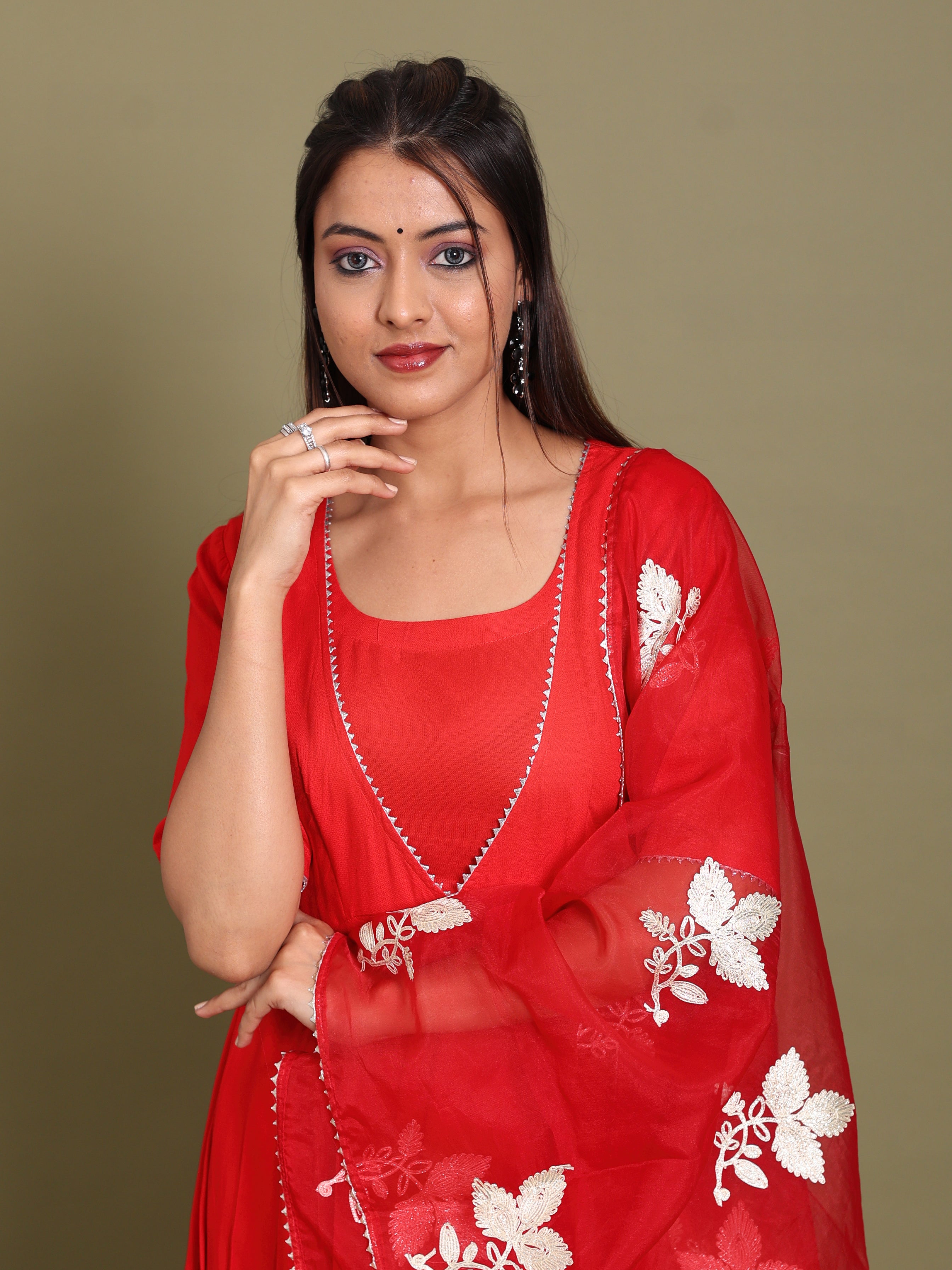 Candy Red Suit Set