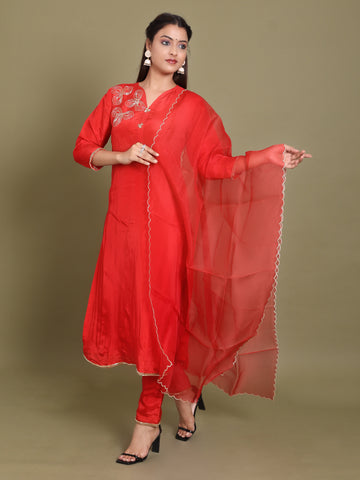 Persian Red Suit Set