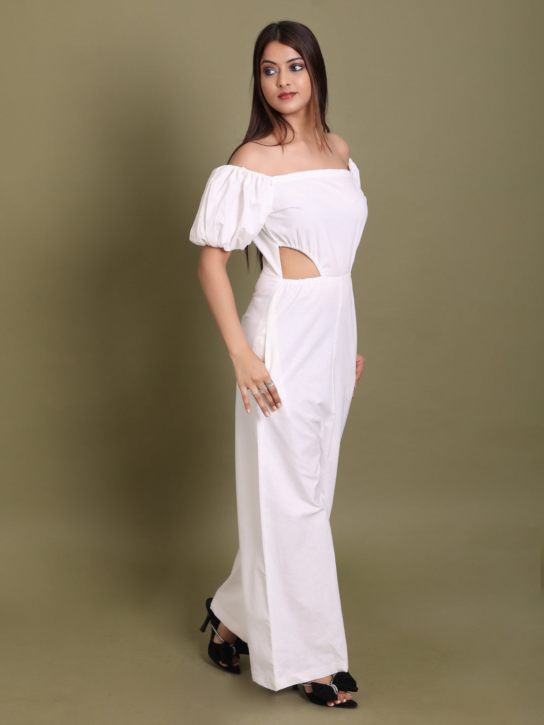 Daisy White Jumpsuit