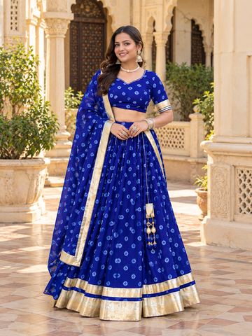 Blue Noor Lehenga Set
