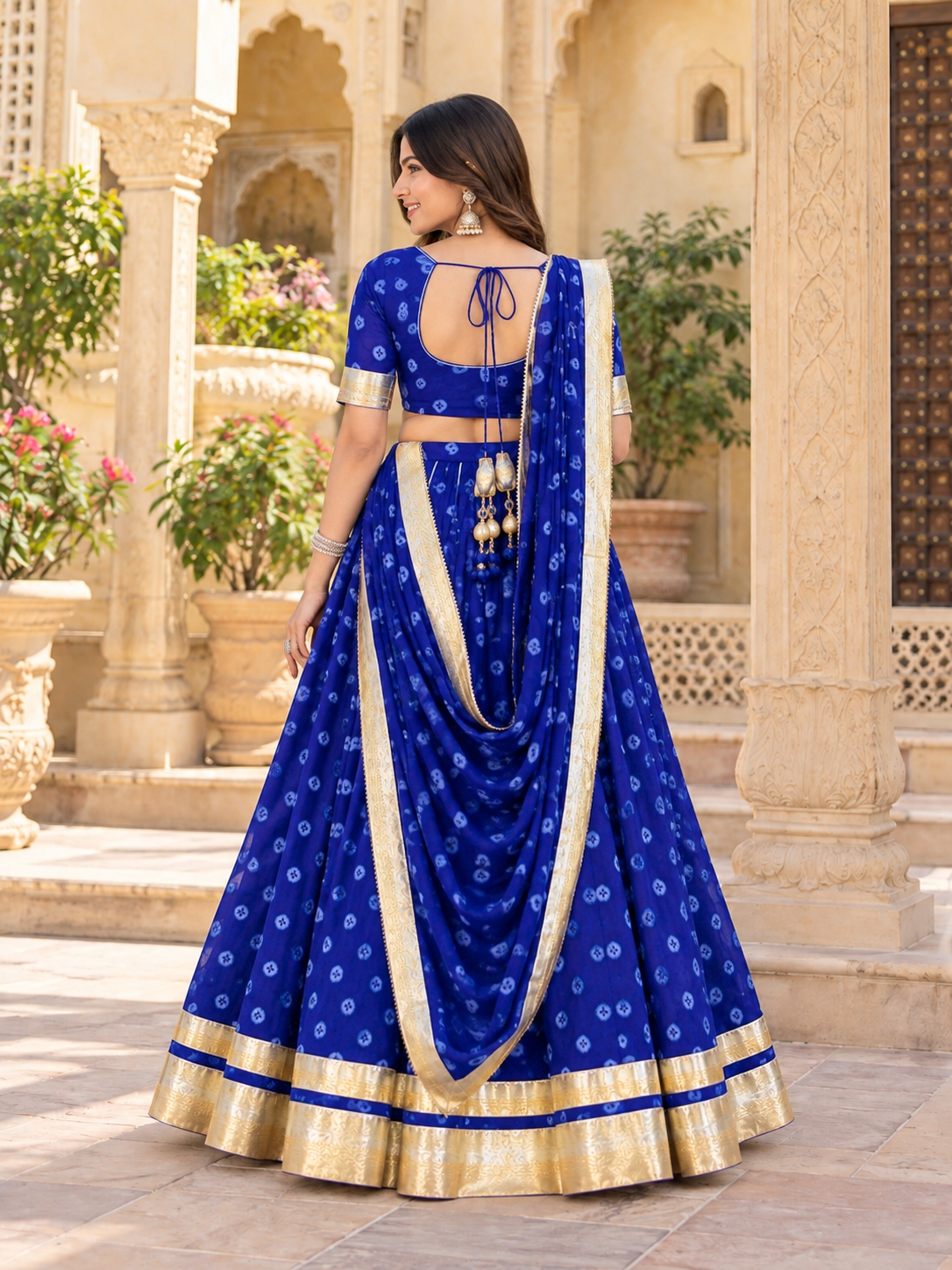Blue Noor Lehenga Set