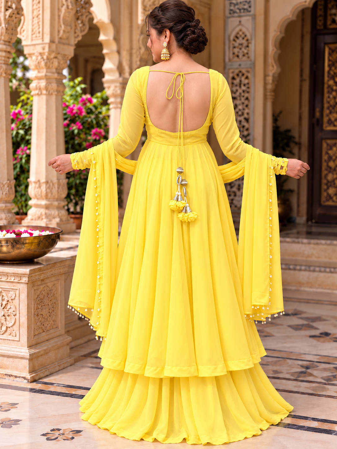 Sunshine Elegance Anarkali Shara