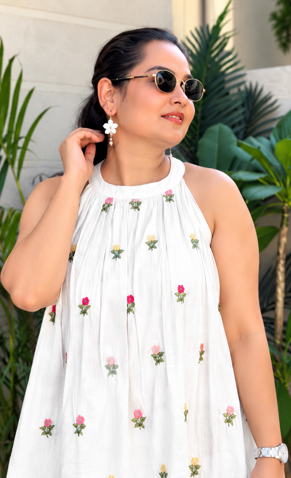 Ivory Garden Maxi Dress