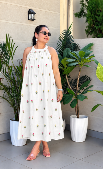 Ivory Garden Maxi Dress