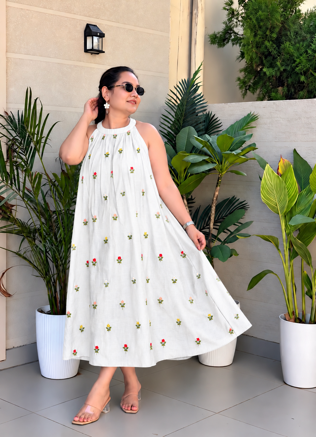 Ivory Garden Maxi Dress