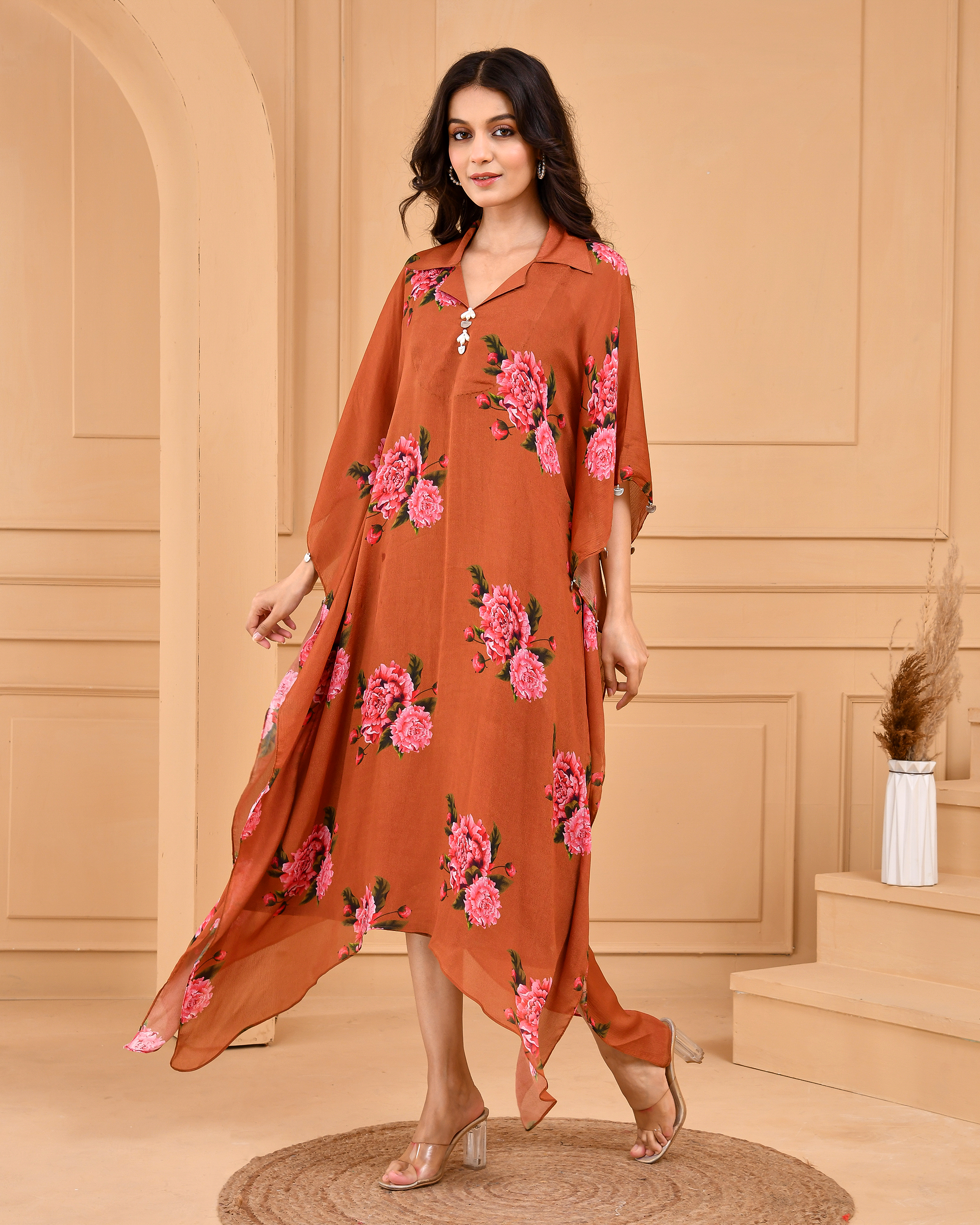 Caramel Brown Kaftan