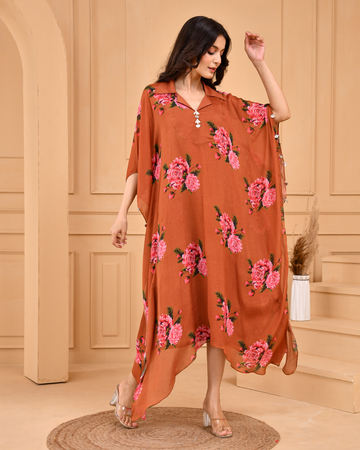 Caramel Brown Kaftan