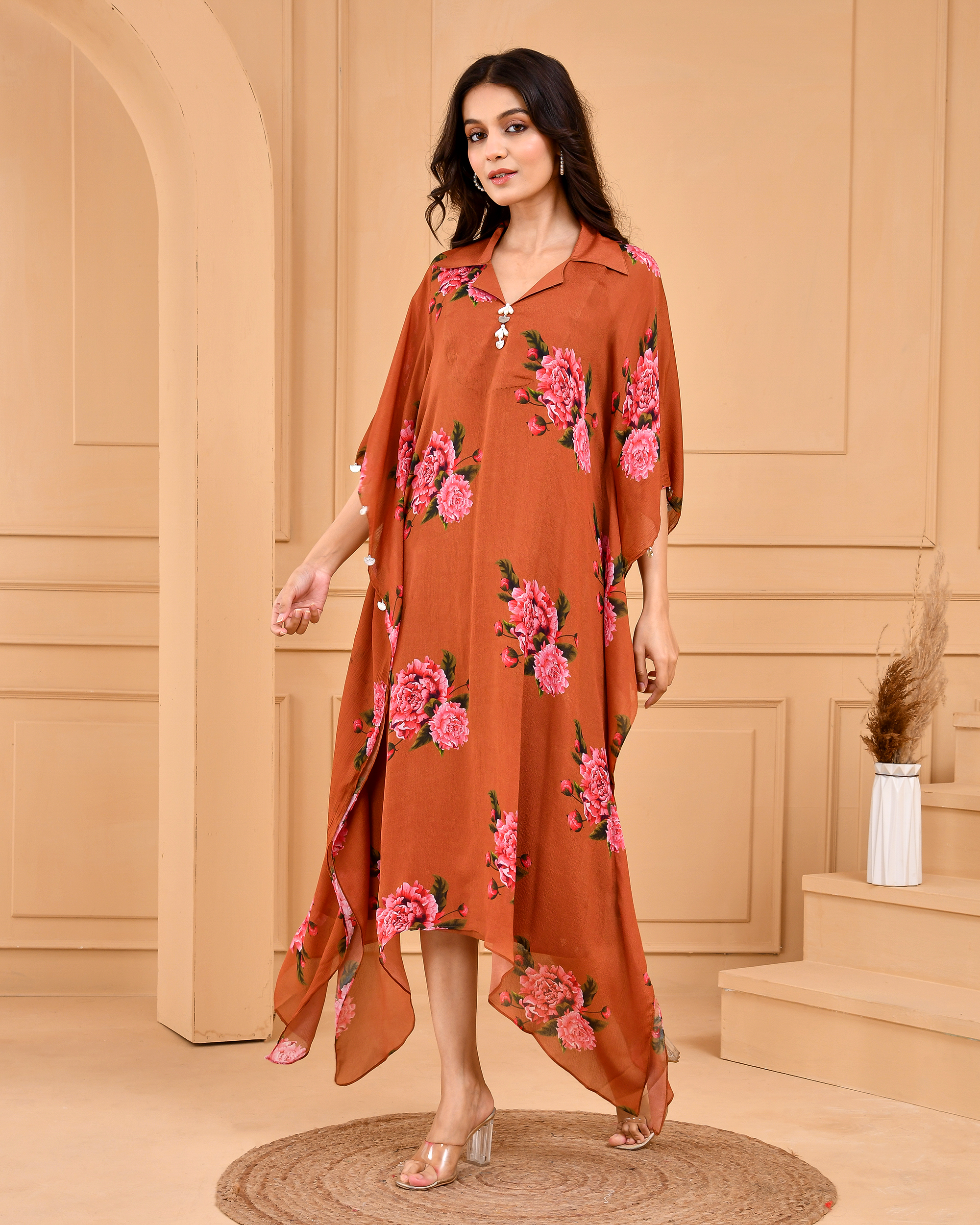 Caramel Brown Kaftan