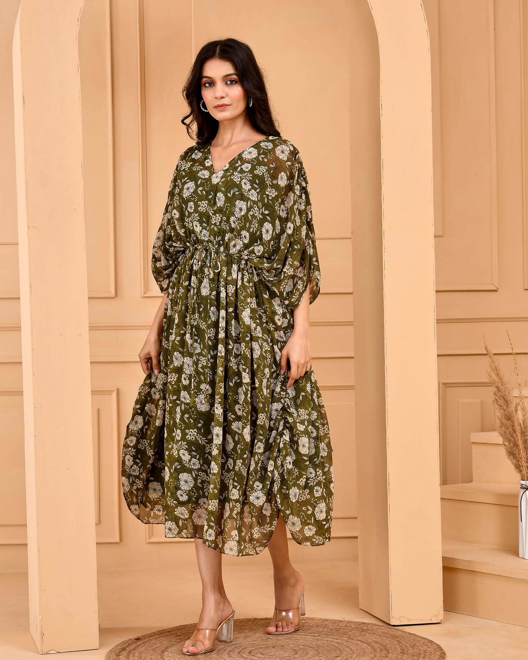 Olive Green Kaftan