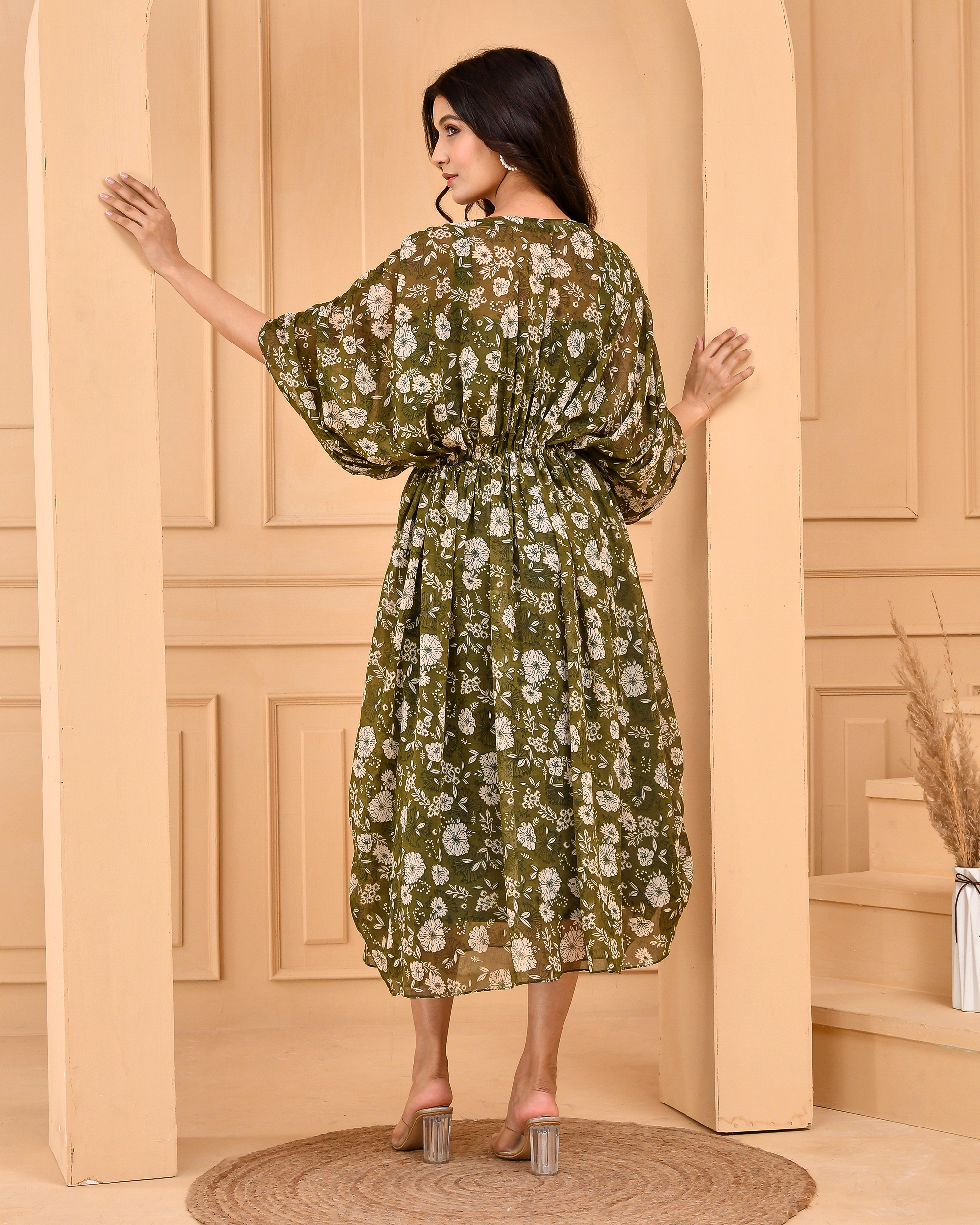 Olive Green Kaftan