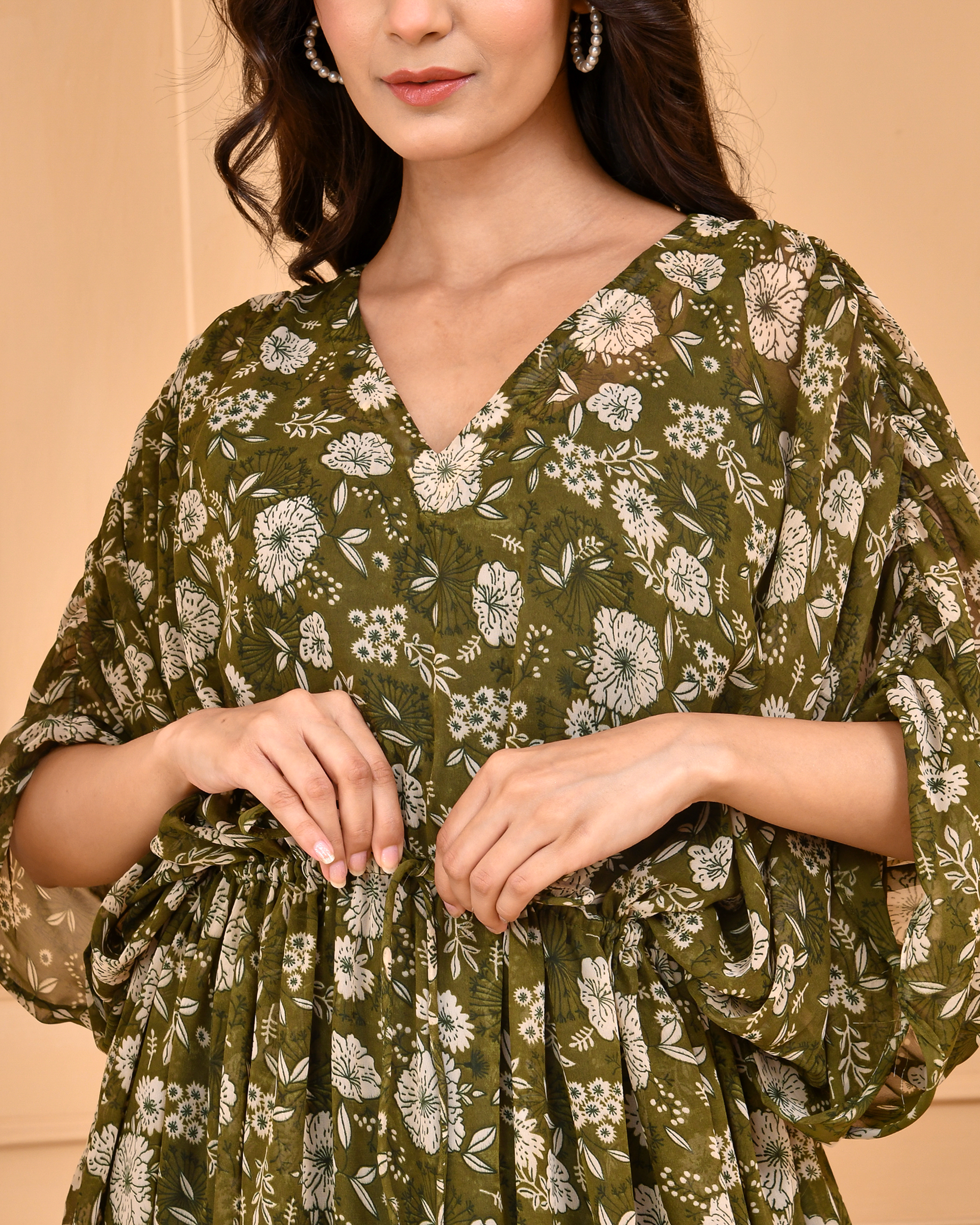 Olive Green Kaftan