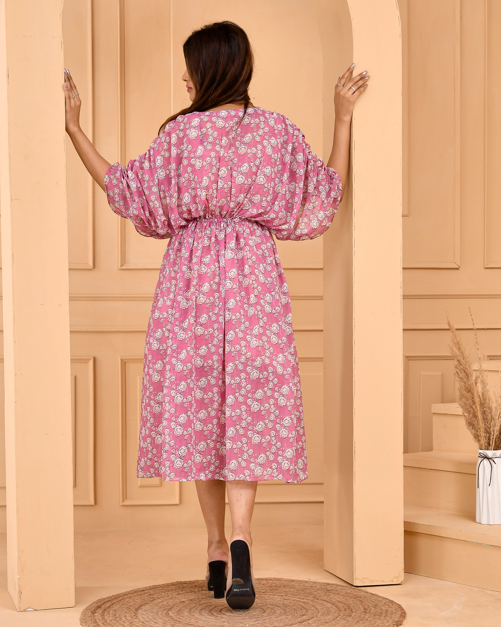 Mauve Pink Kaftan