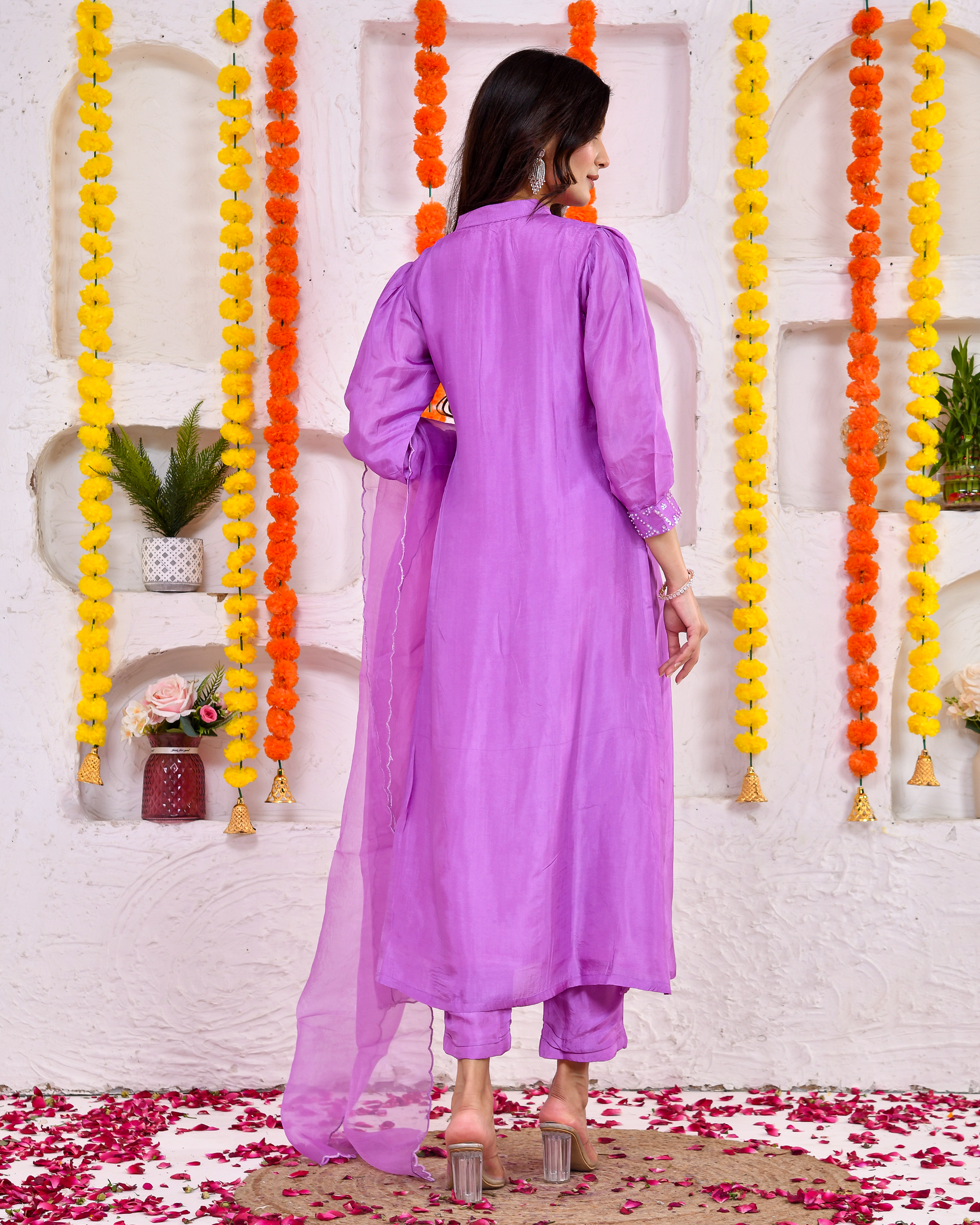 Suhana Silk Suit With Duppta