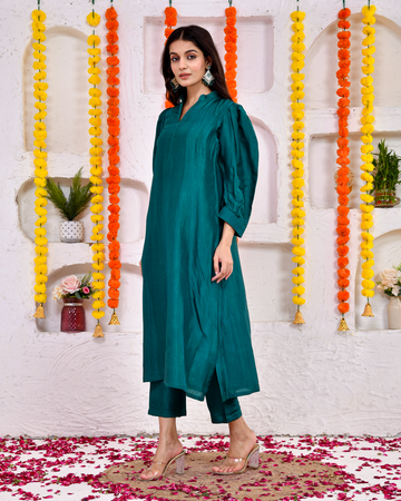 Gooseberry Green Kurta Pant