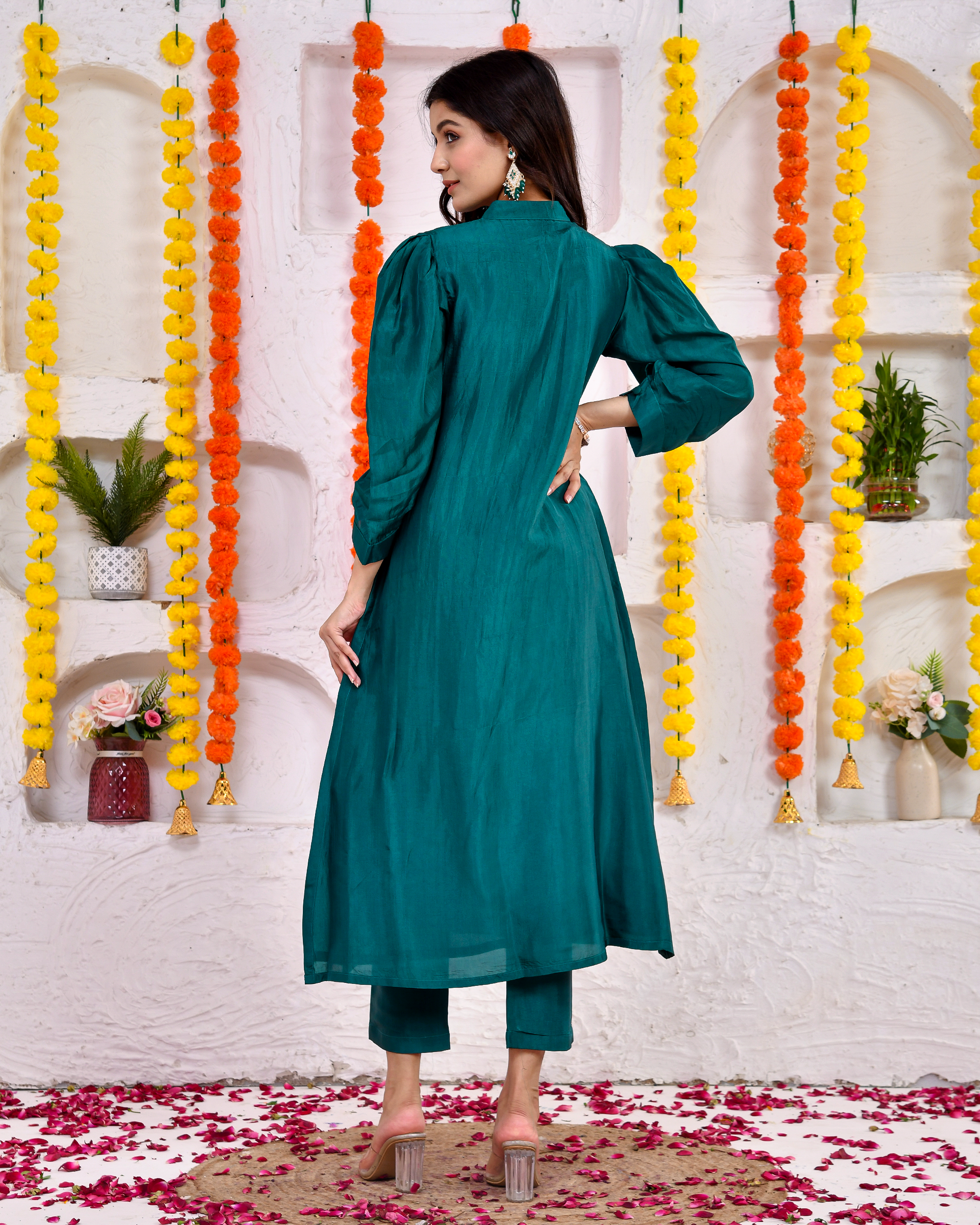 Gooseberry Green Kurta Pant