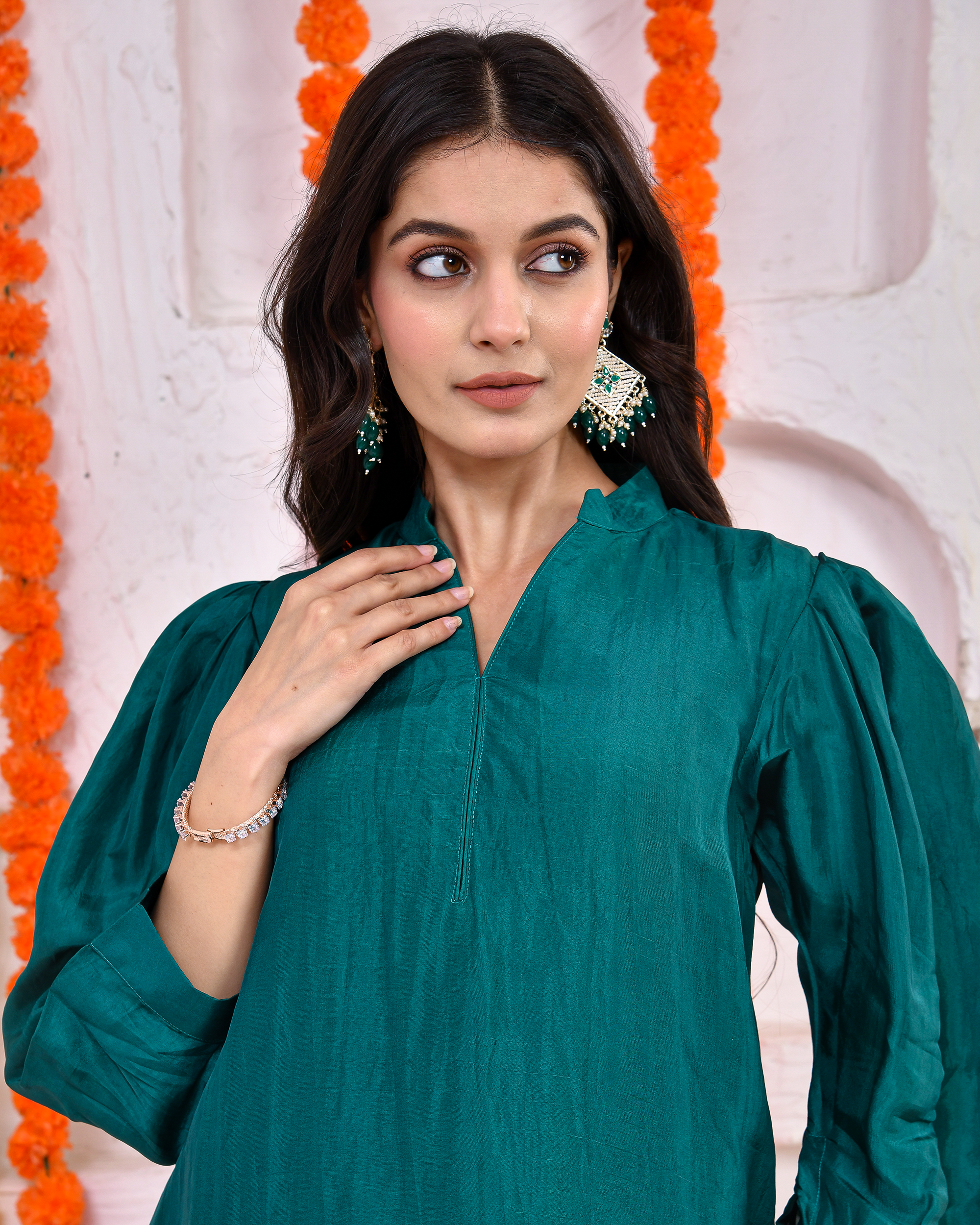 Gooseberry Green Kurta Pant