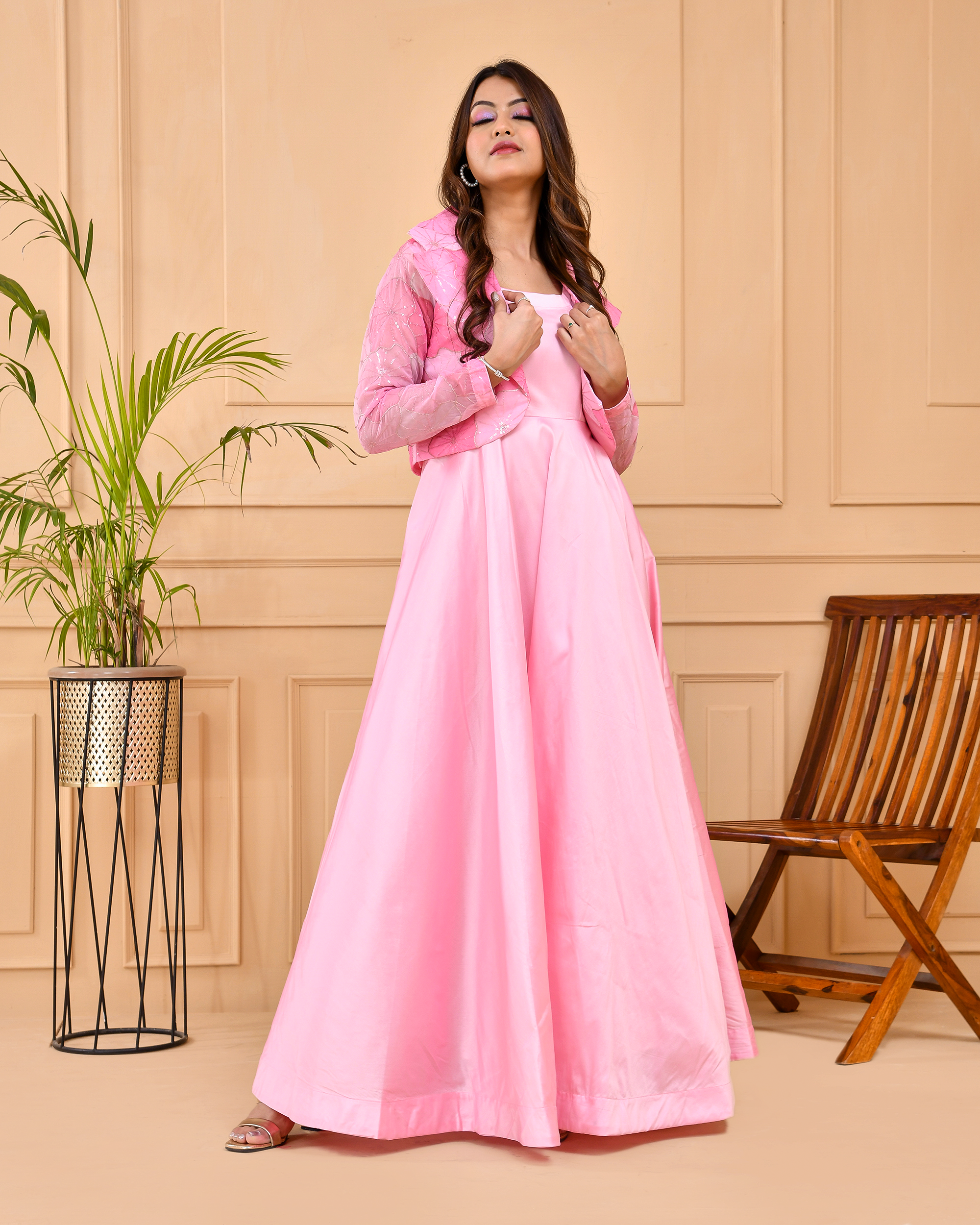 Bubblegum Flare Jacket Dress