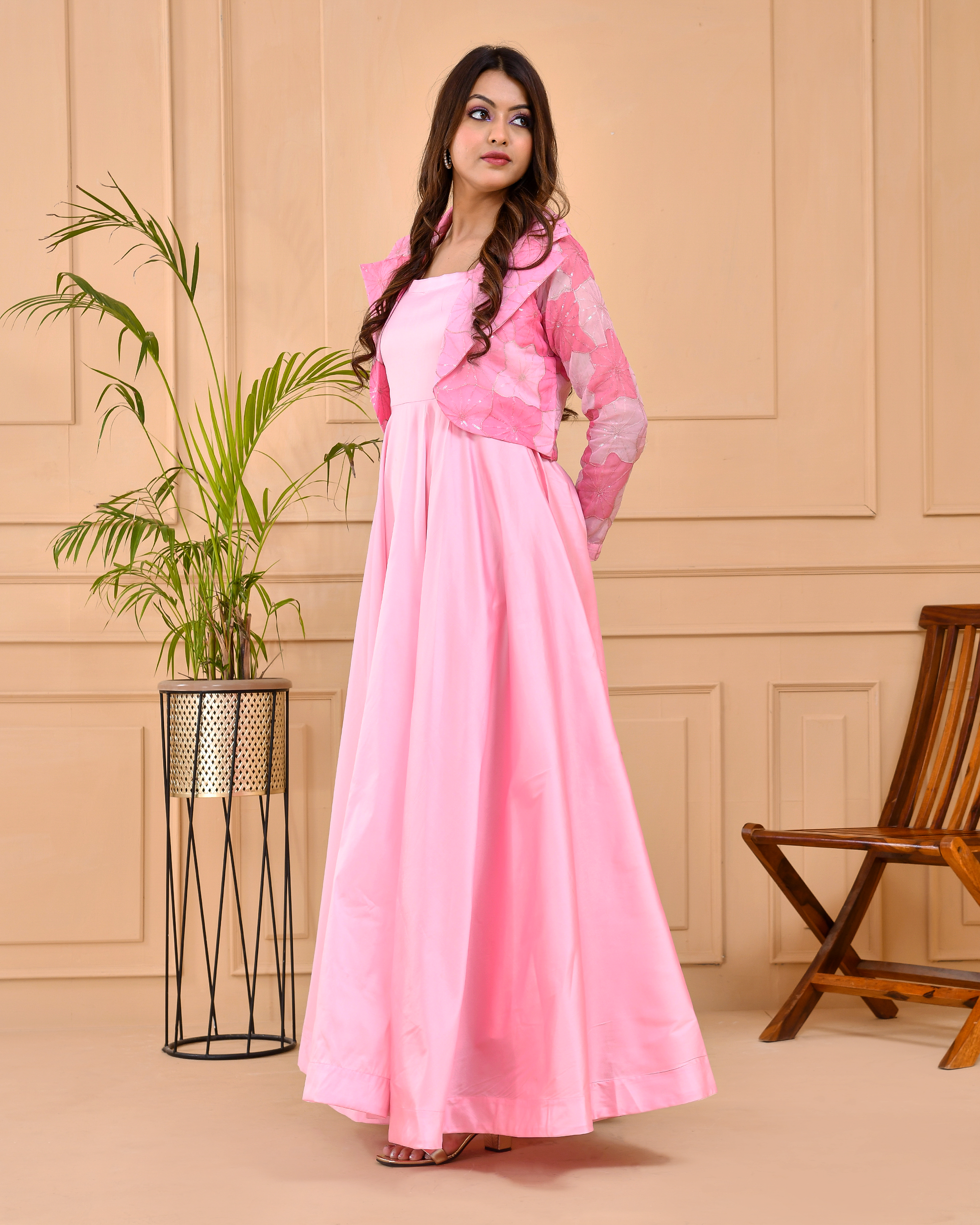 Bubblegum Flare Jacket Dress