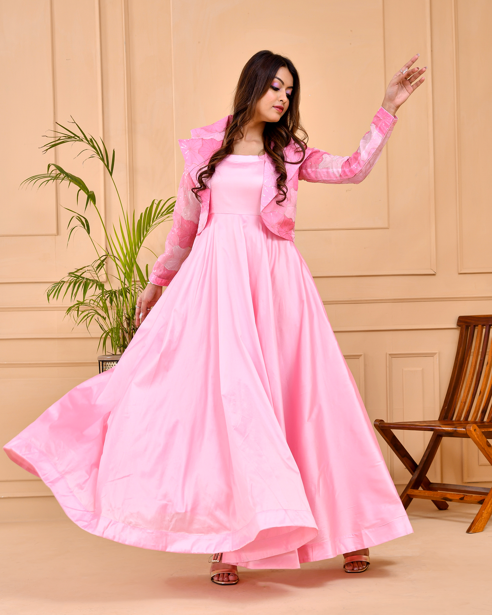 Bubblegum Flare Jacket Dress