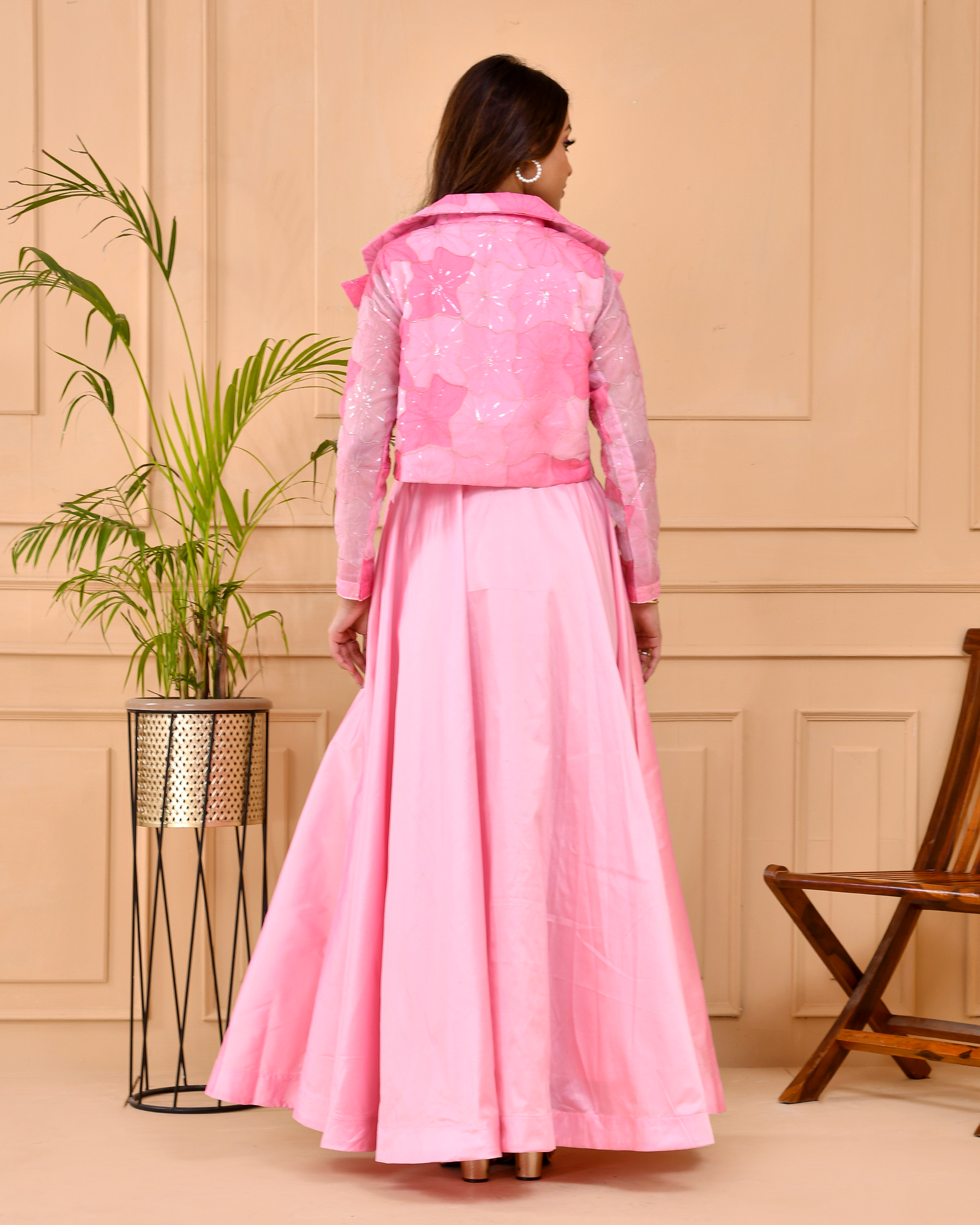 Bubblegum Flare Jacket Dress