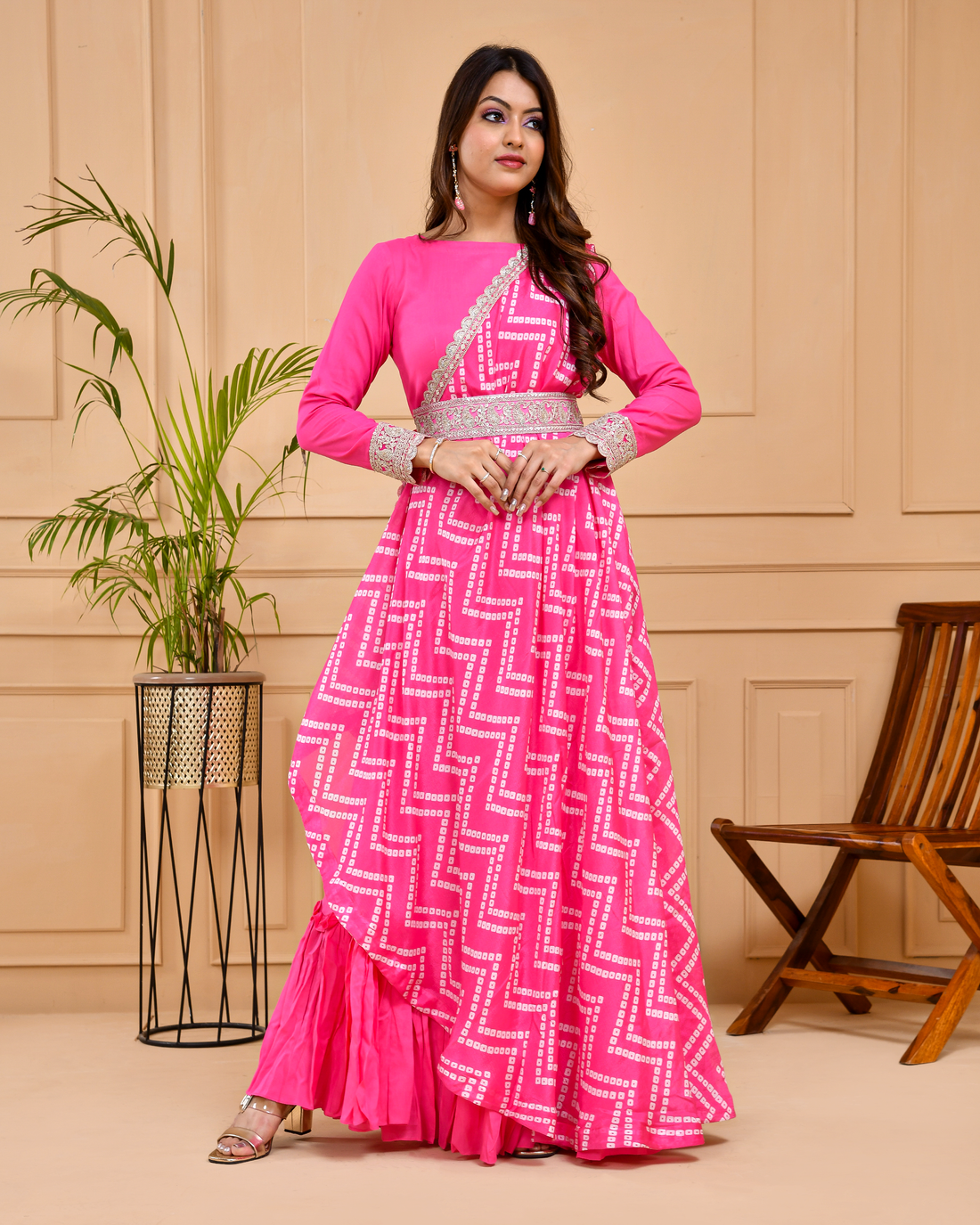 Gulabi nagari jacket dress