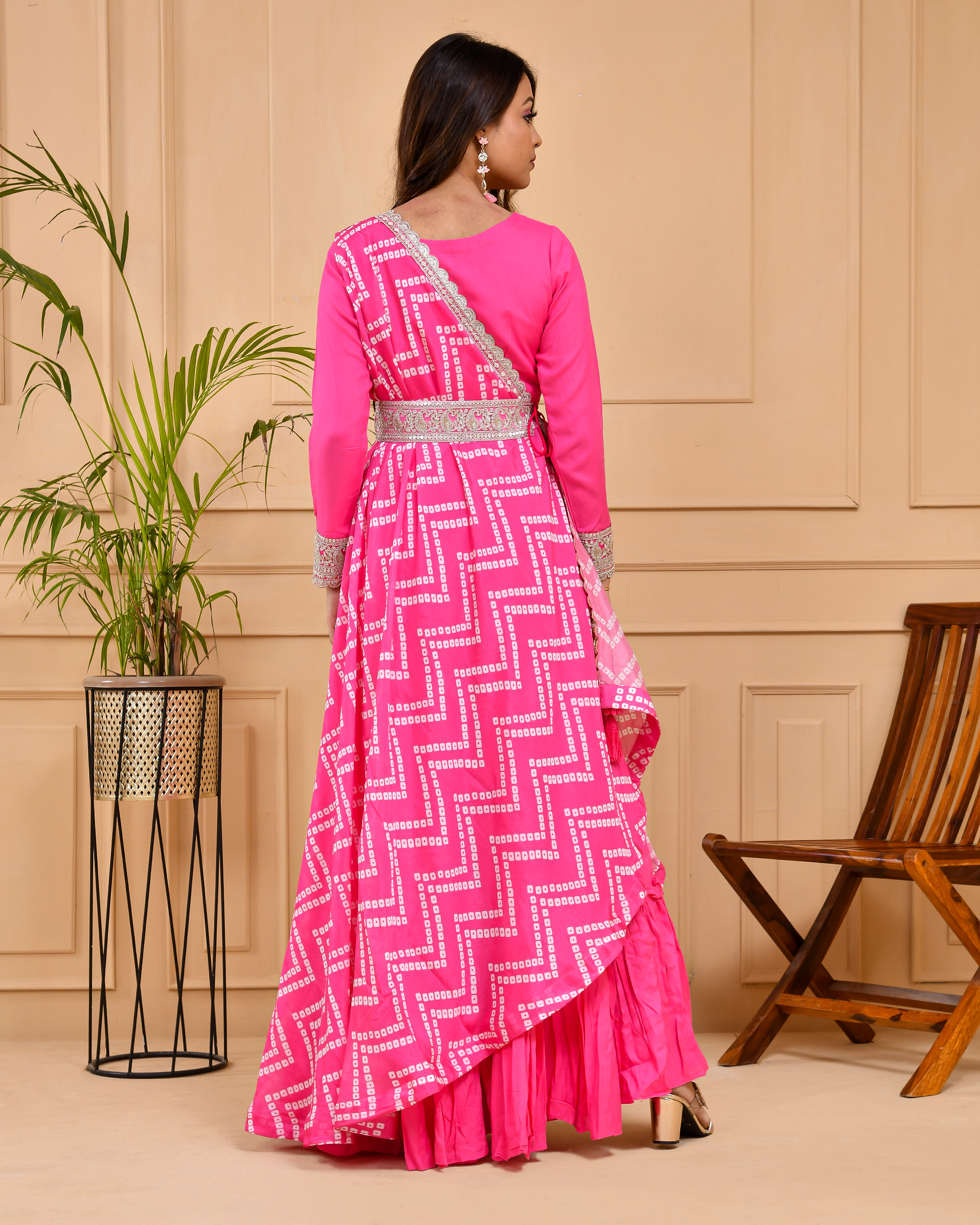 Gulabi nagari jacket dress