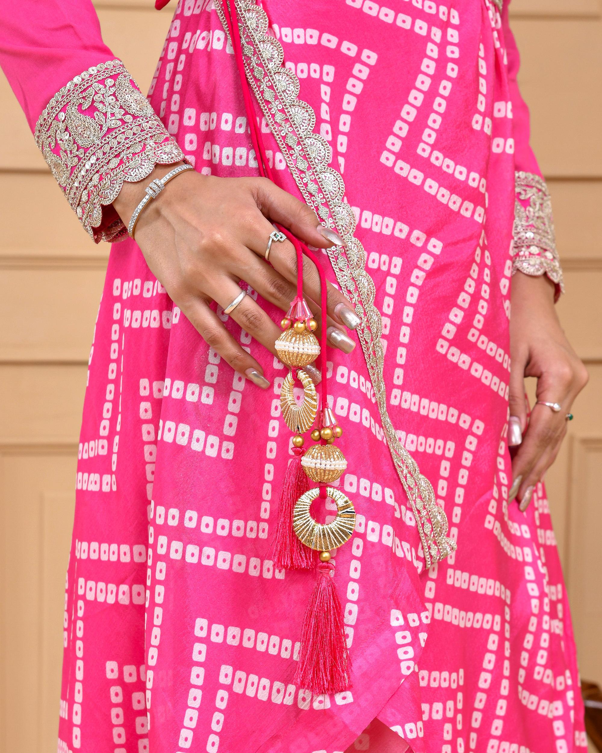 Gulabi nagari jacket dress