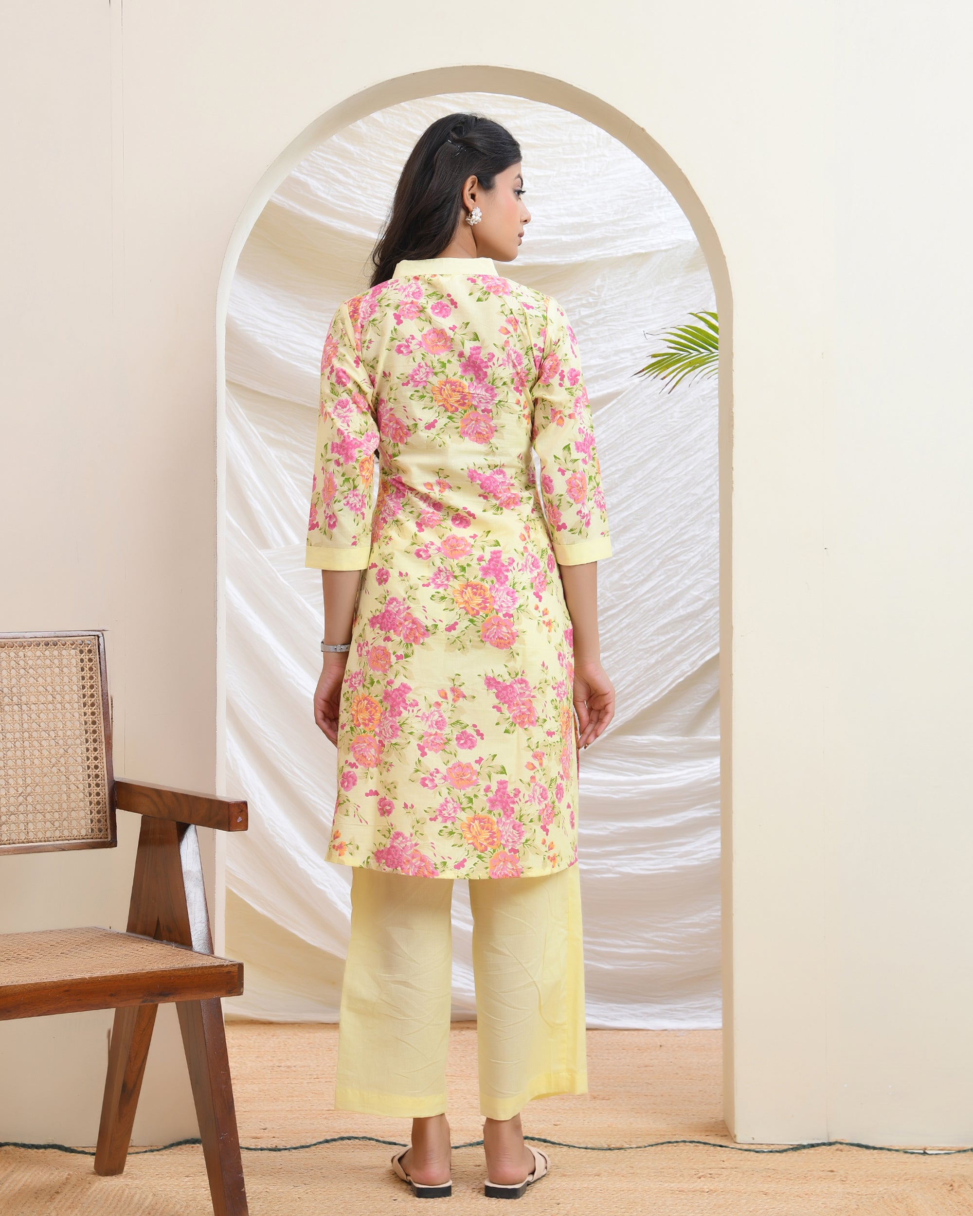 Yellow Floral Co-ord Set