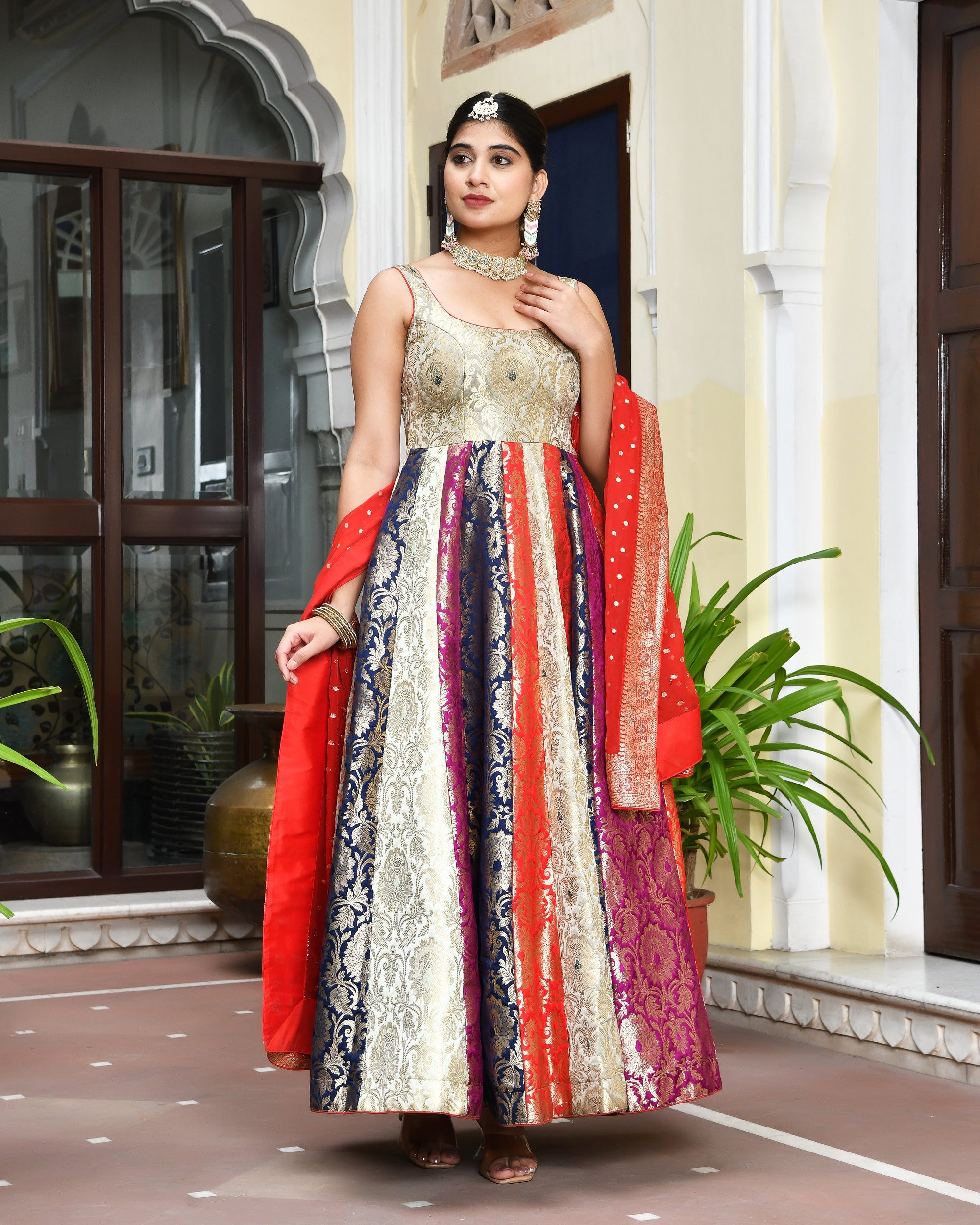 Radha Rani Anarkali Suit Set