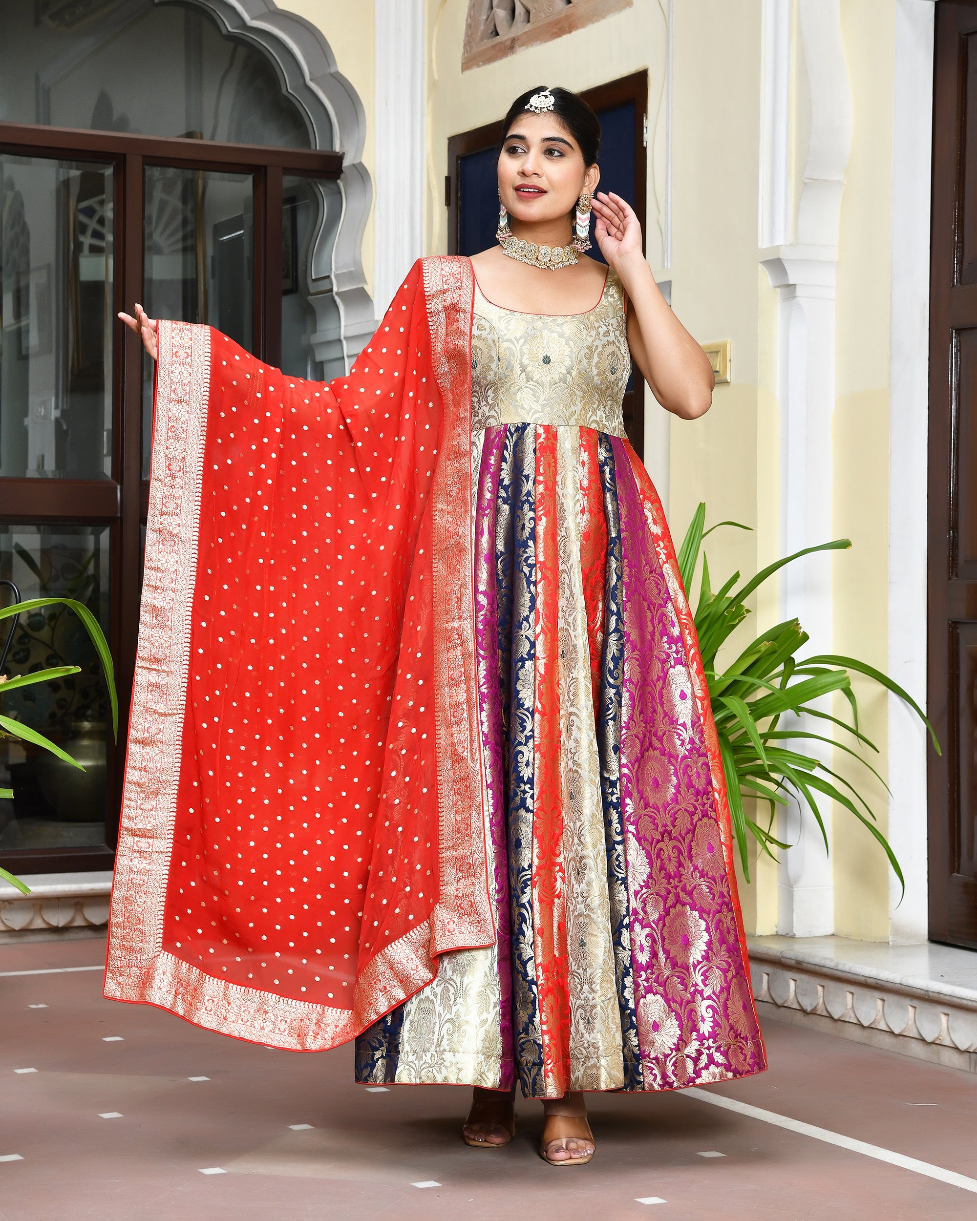 Radha Rani Anarkali Suit Set
