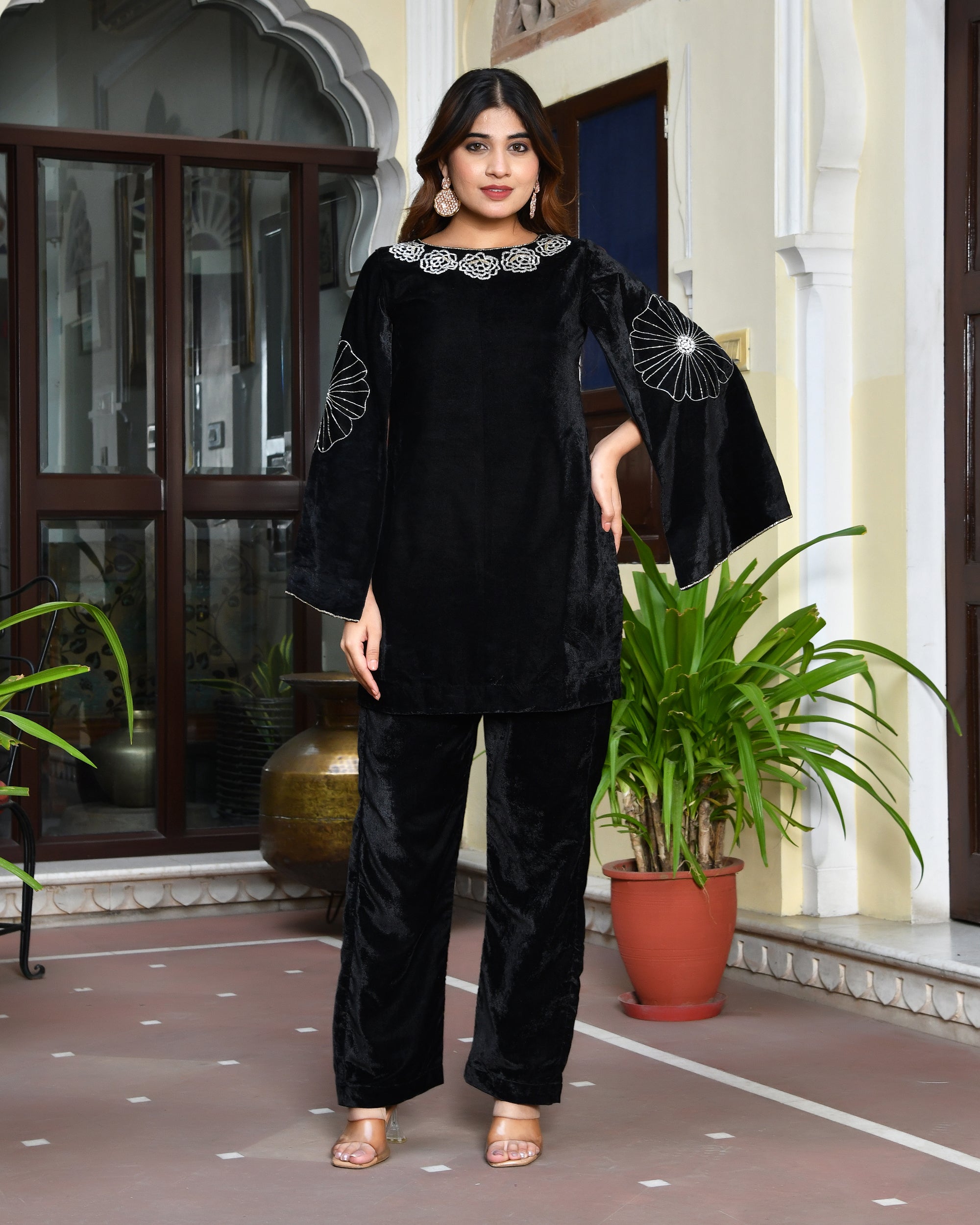 Jannat Velvet Co-ord Set