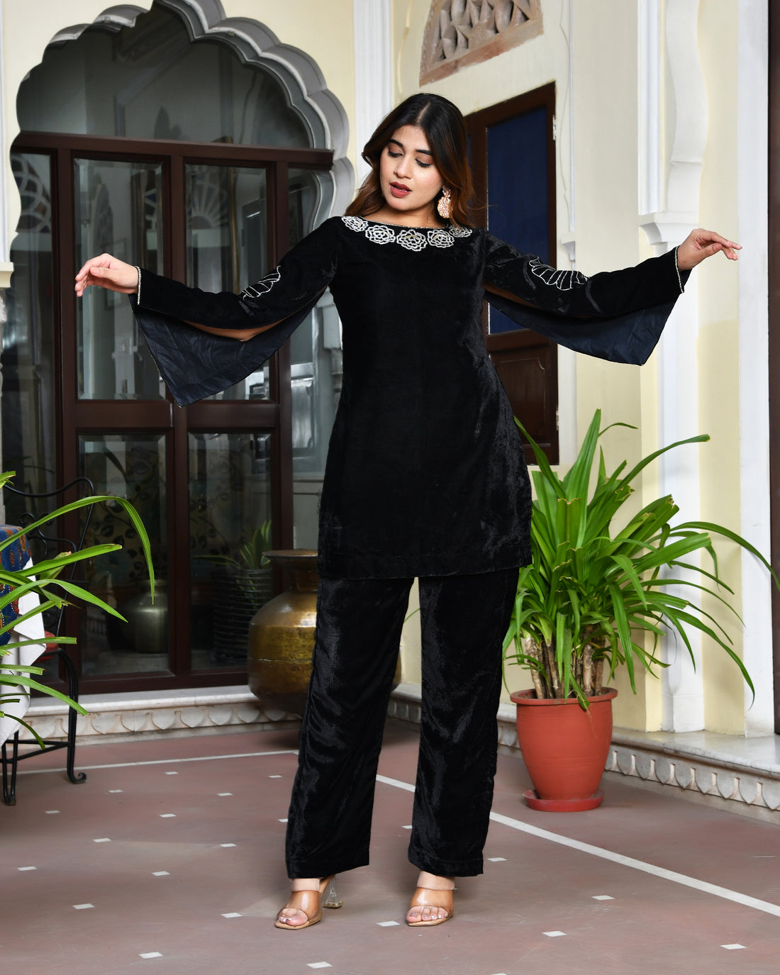 Jannat Velvet Co-ord Set