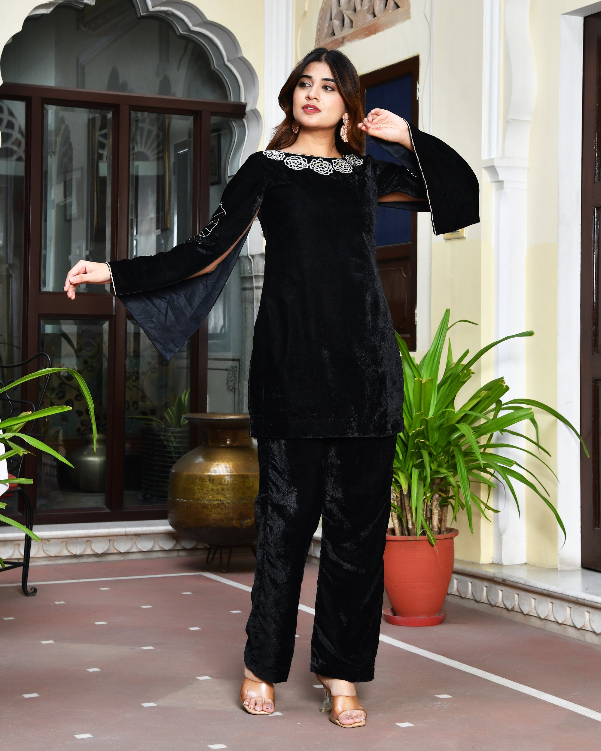 Jannat Velvet Co-ord Set