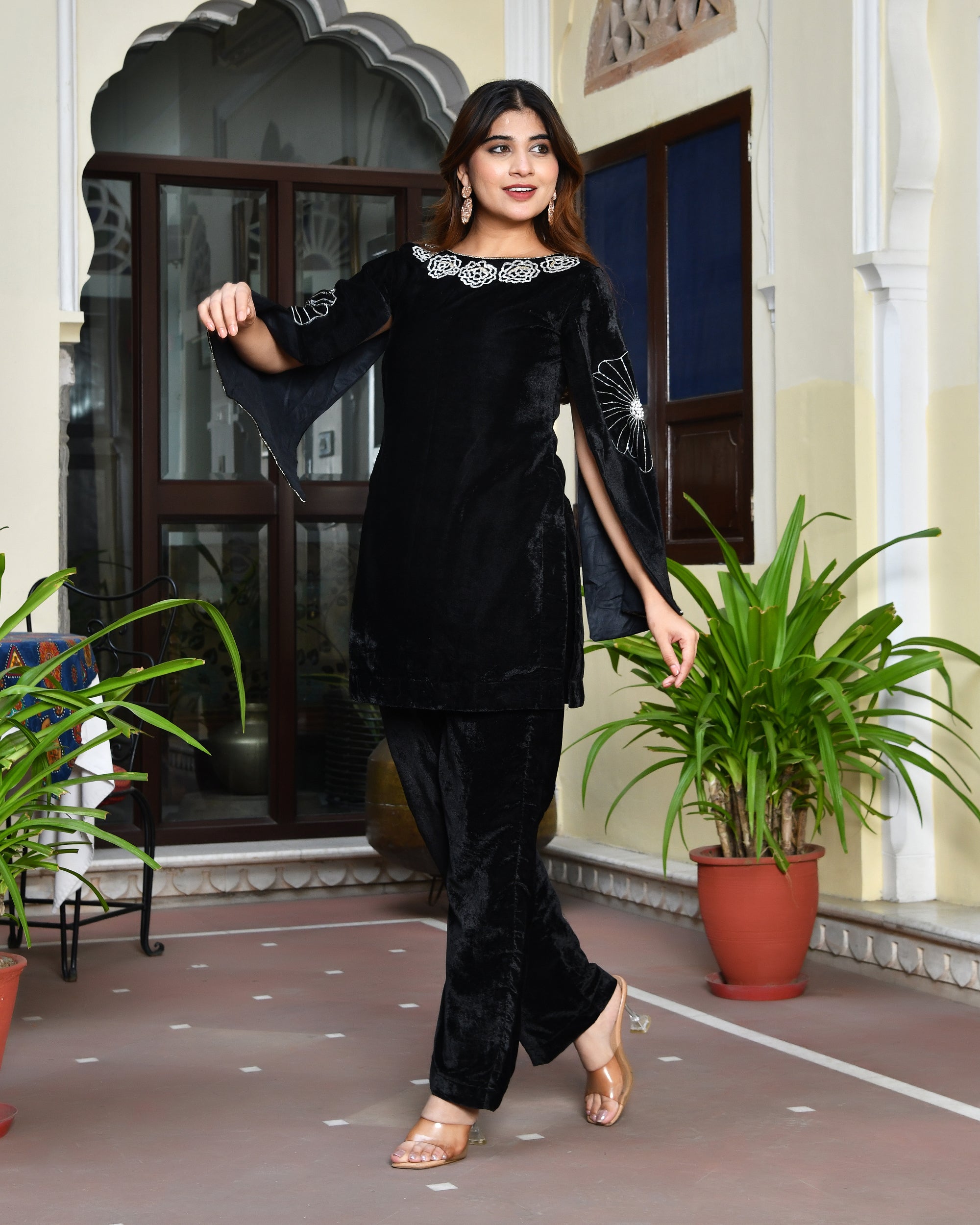 Jannat Velvet Co-ord Set