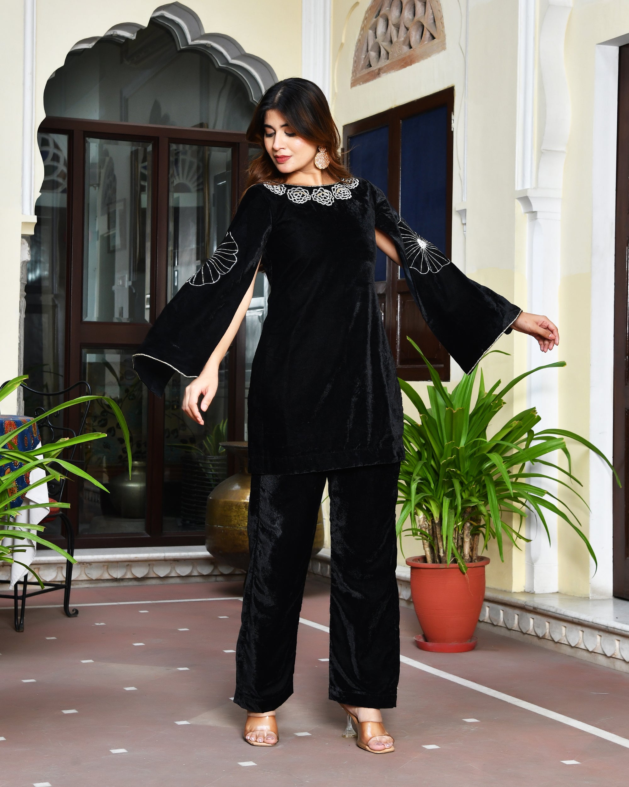 Jannat Velvet Co-ord Set