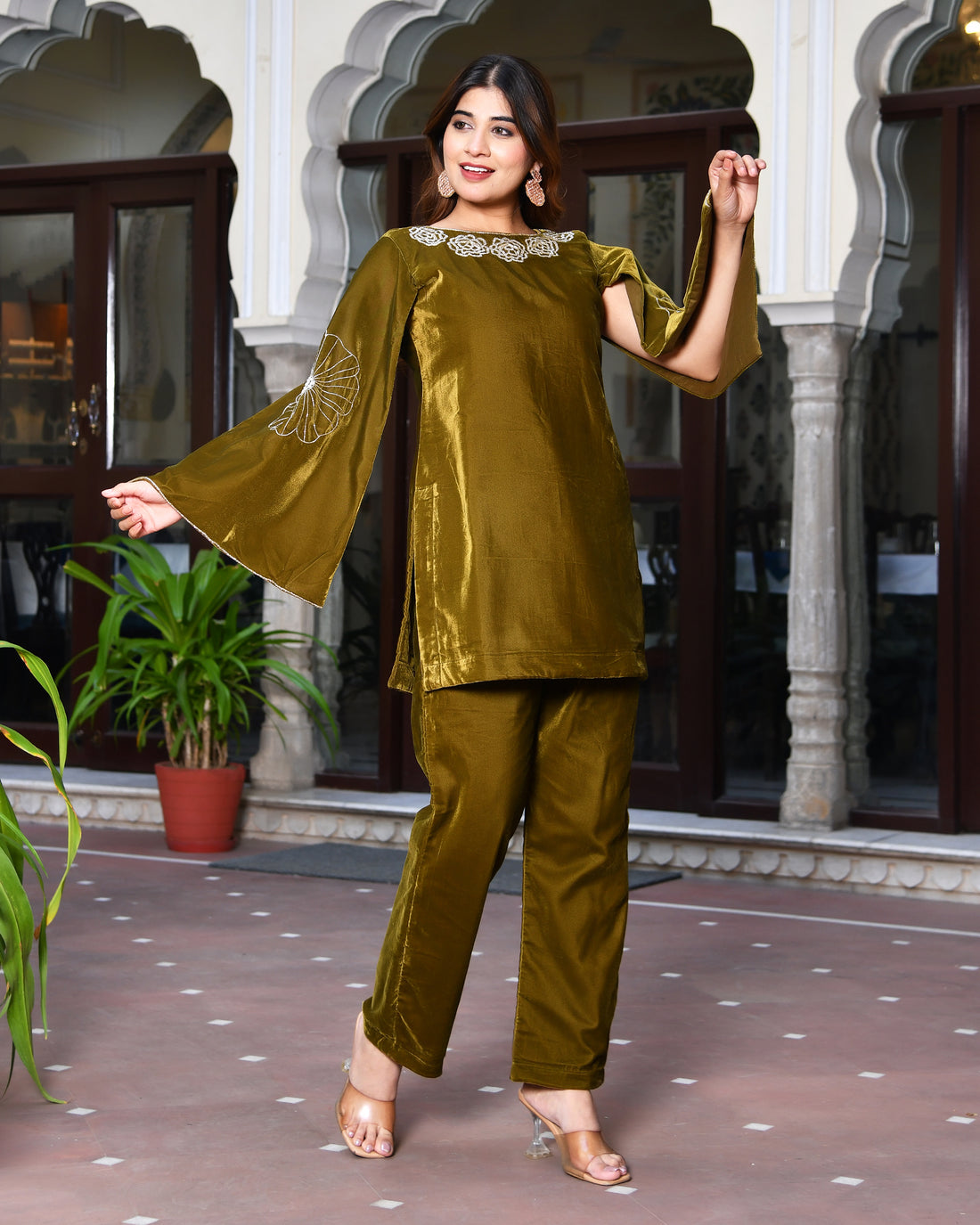 Heer Velvet Co-ord Set