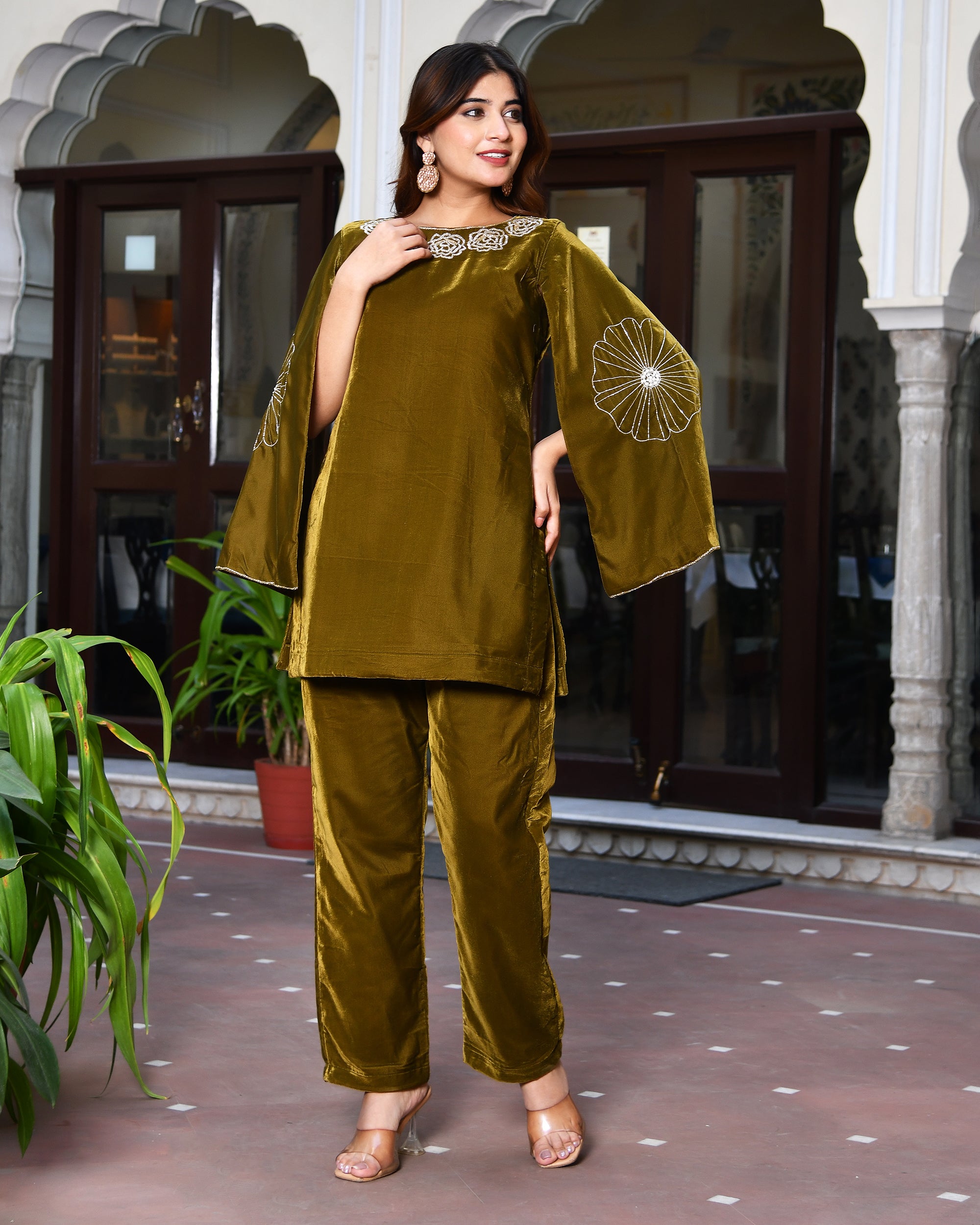 Heer Velvet Co-ord Set