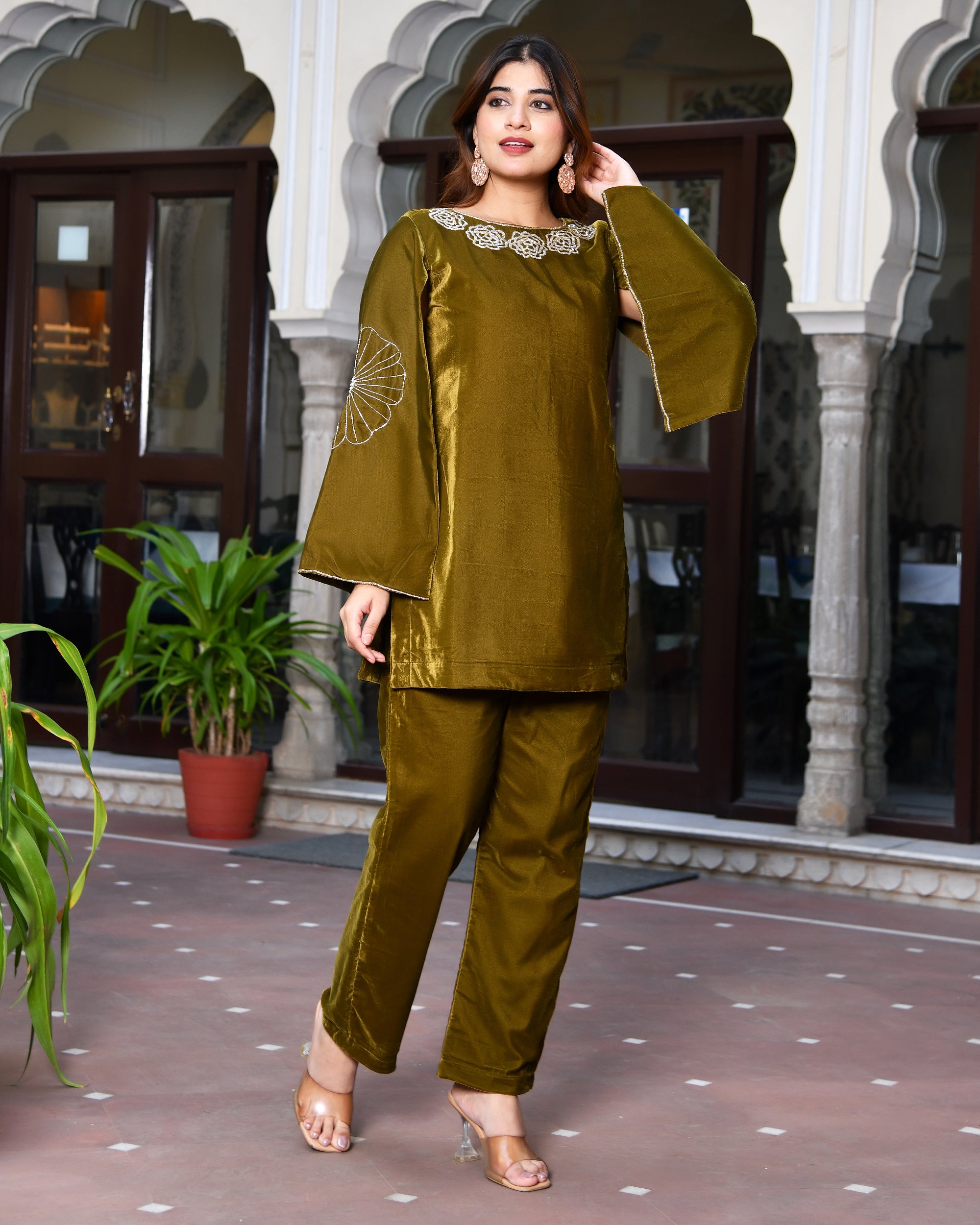 Heer Velvet Co-ord Set