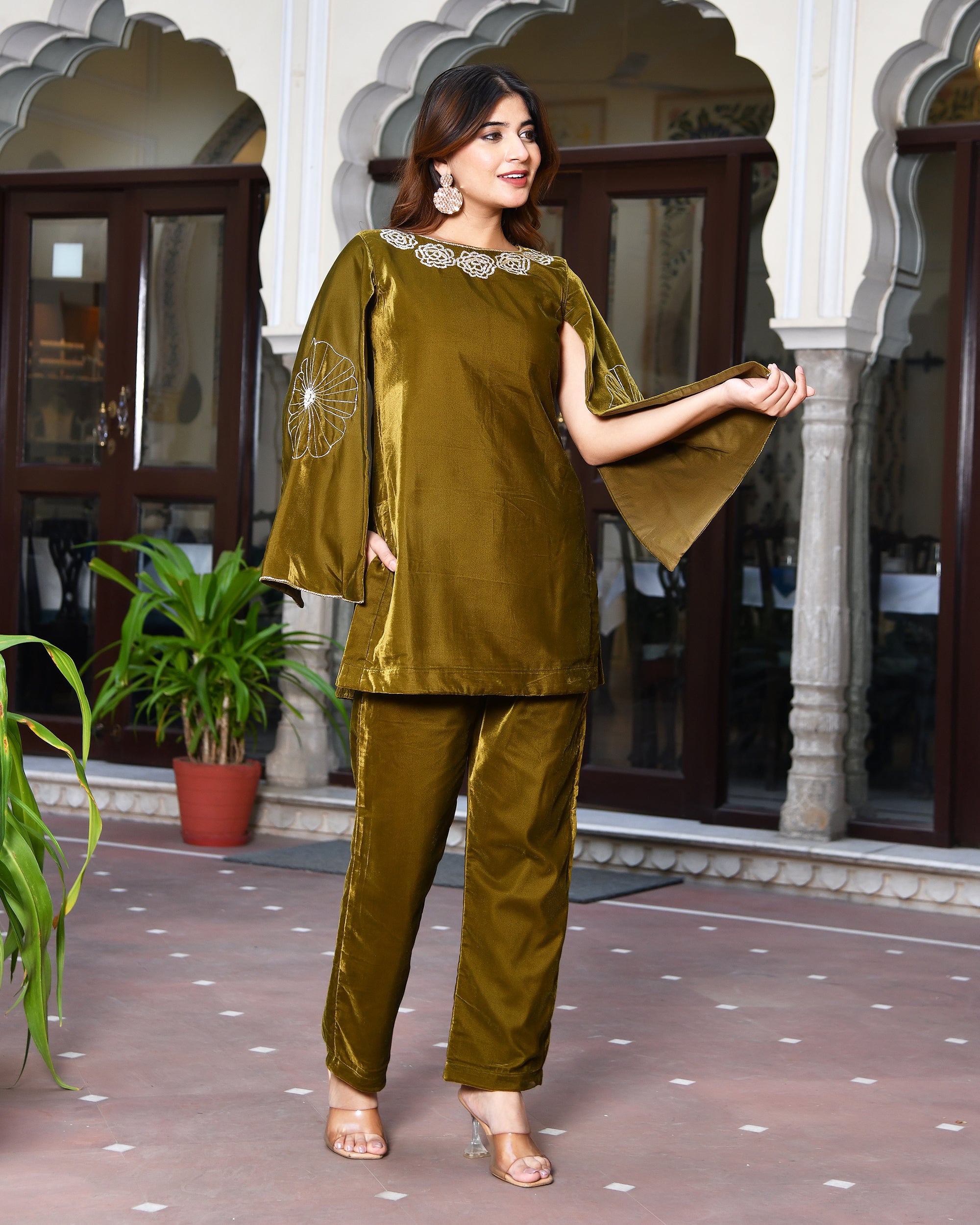 Heer Velvet Co-ord Set